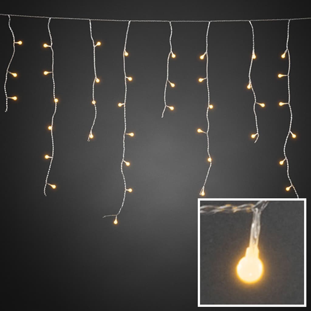 KONSTSMIDE LED-Lichtervorhang »Weihnachtsdeko aussen«, 400 St.-flammig