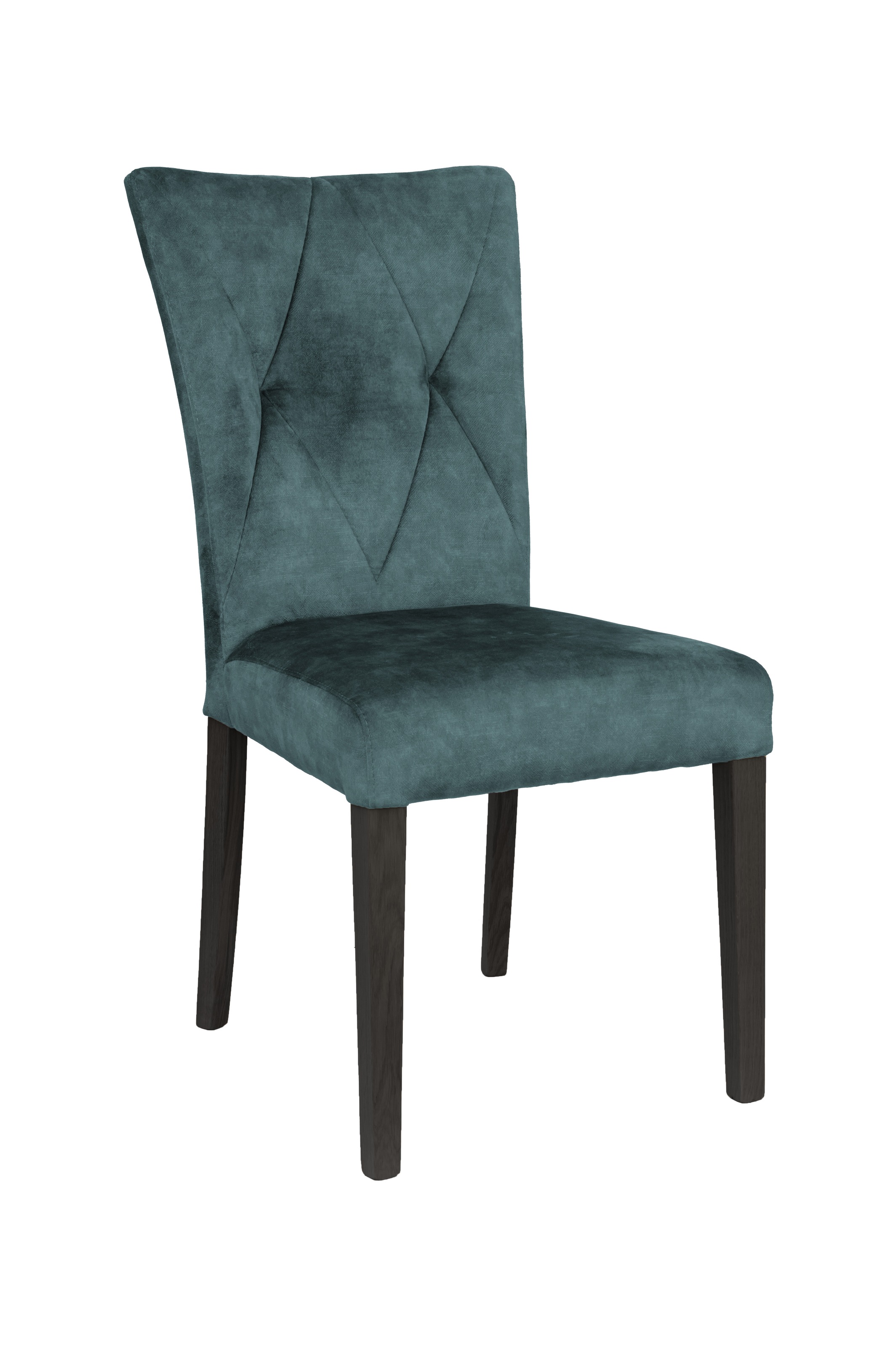 Home affaire 4-Fußstuhl »Diamond« (Set) 2 Stk. Samtvelours Sitz und Ruecken günstig online kaufen