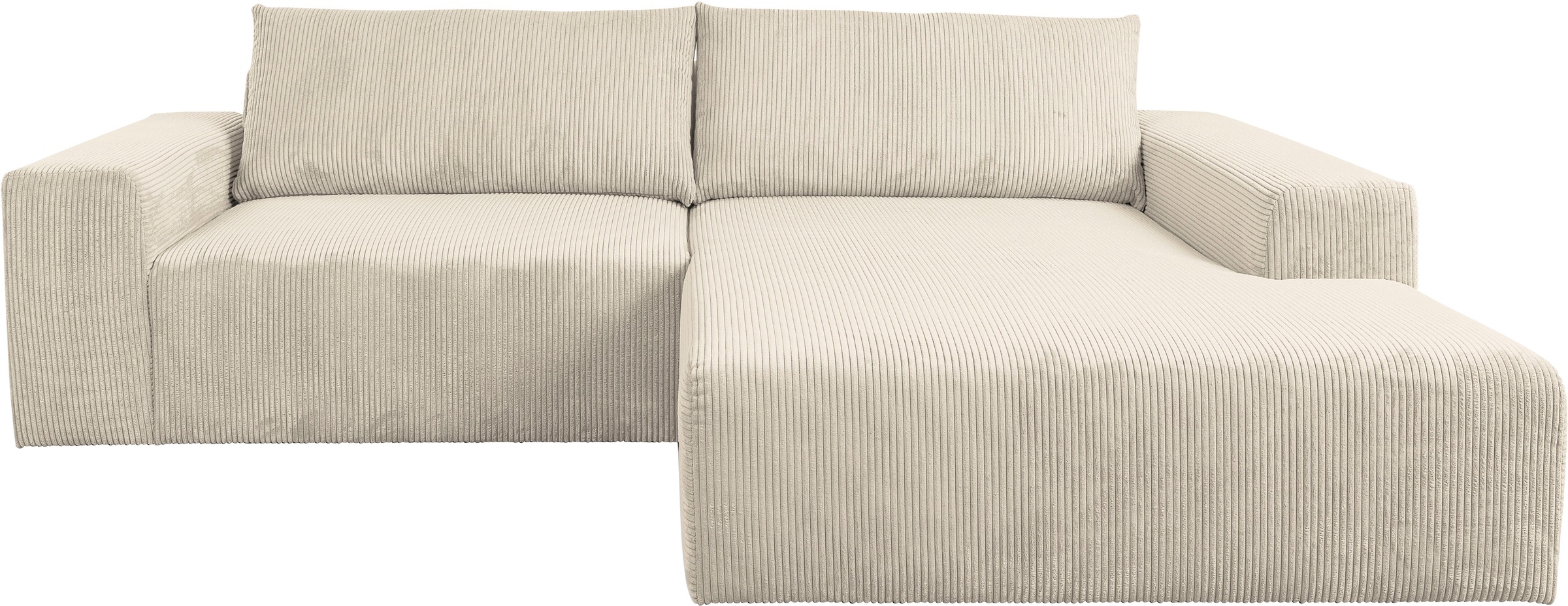 WERK2 Ecksofa »Rio, elegant und bequem, Breite 262cm, L-Form«, Puristisches Design mit maximalem Komfort