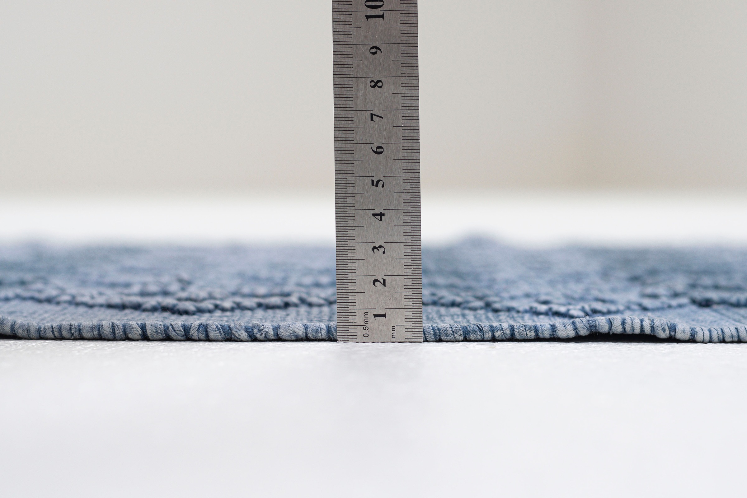 TOM TAILOR HOME Badematte »Vintage Wash«, fußbodenheizungsgeeignet, Badteppich, Uni Farben, Rauten Muster, mit Fransen, reine Baumwolle