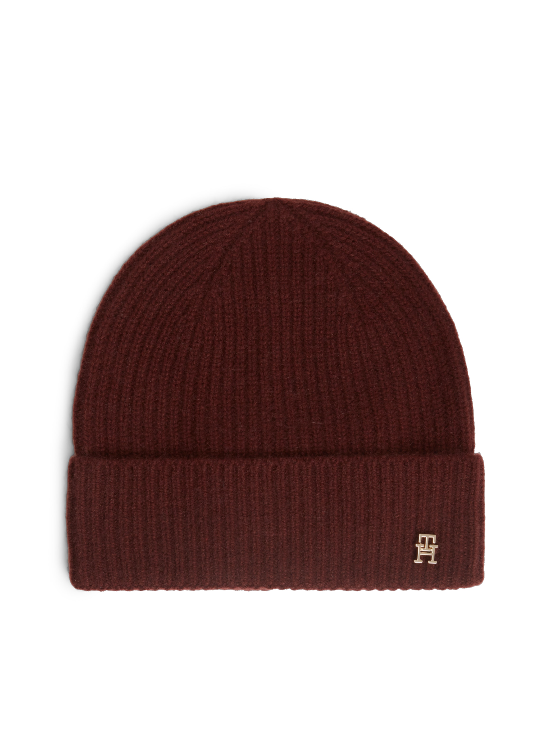 Tommy Hilfiger Beanie »CASHMERE BEANIE« Regular fit mit Markenlogoemblem