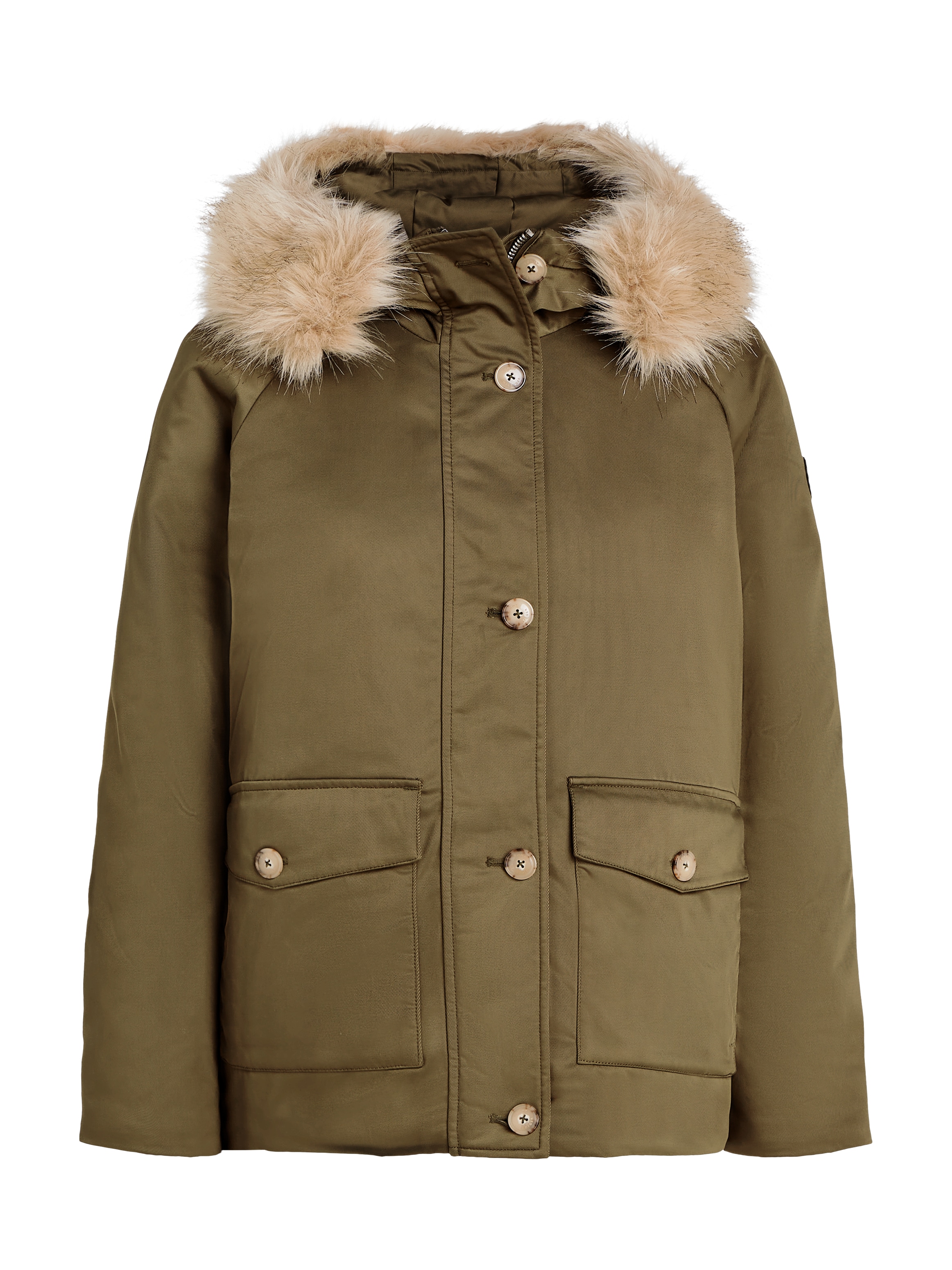 Tommy Hilfiger Parka, mit Kapuze, mit Logopatch