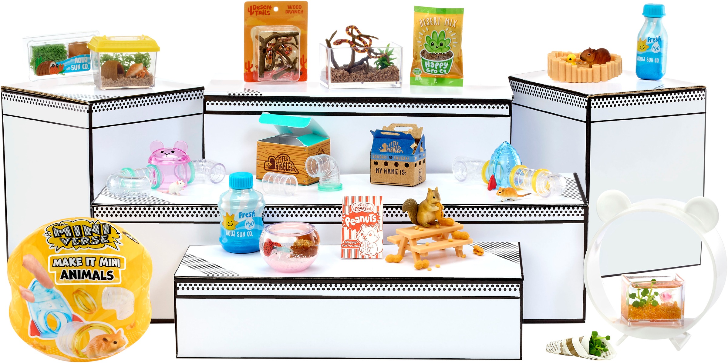 MGA ENTERTAINMENT Kreativset »MGA's Miniverse - Make It Mini Animals Series 2«