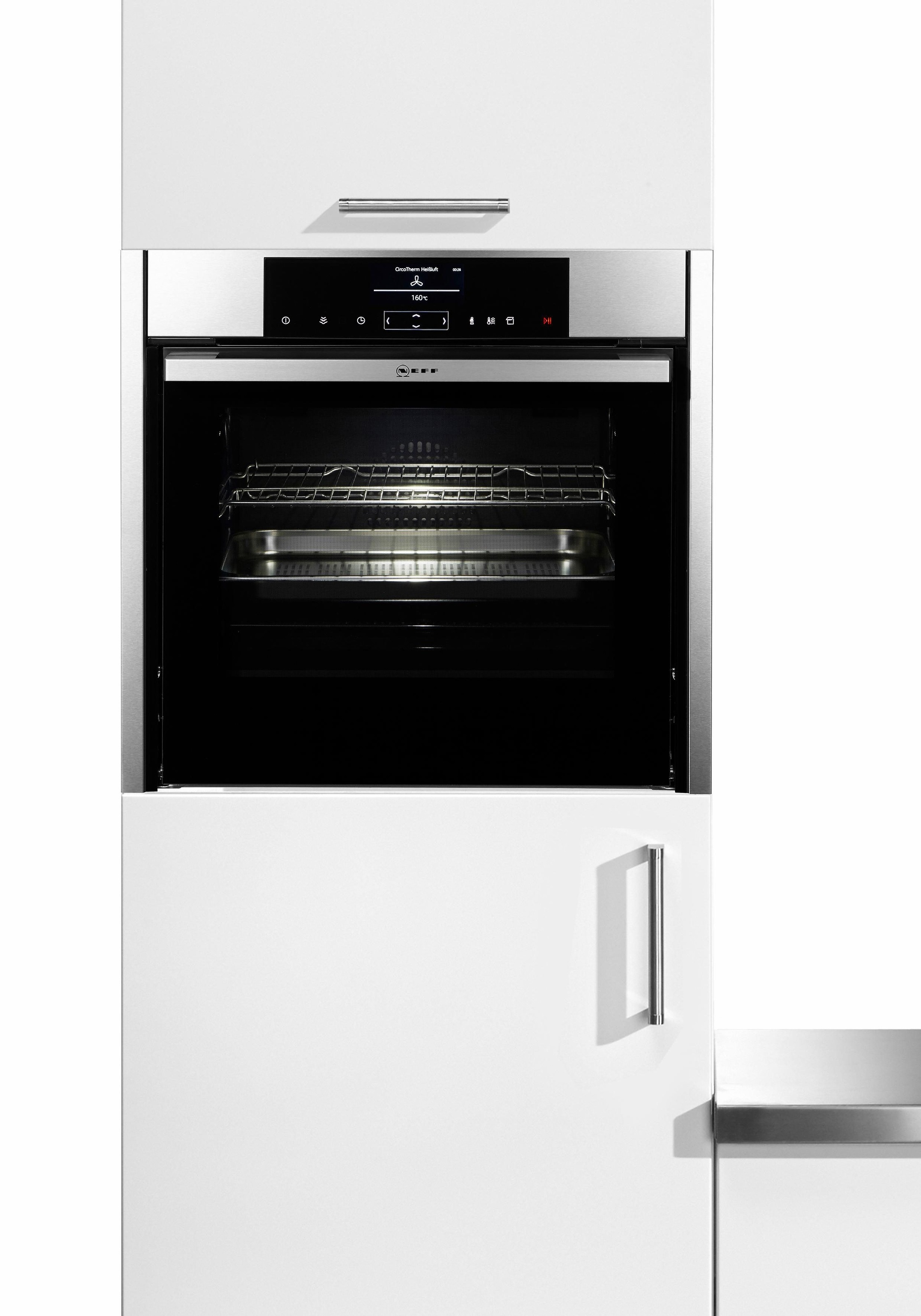 Bild von NEFF Dampfbackofen »B45FS22N0«, N 90, B45FS22N0, mit Teleskopauszug nachrüstbar, easyClean, mit Slide&Hide®