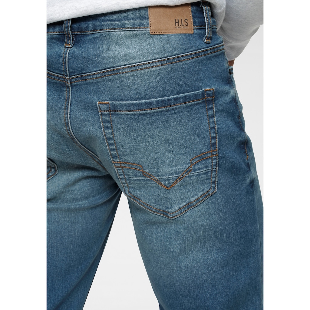 H.I.S Straight-Jeans »DIX«, Ökologische, wassersparende Produktion durch Ozon Wash