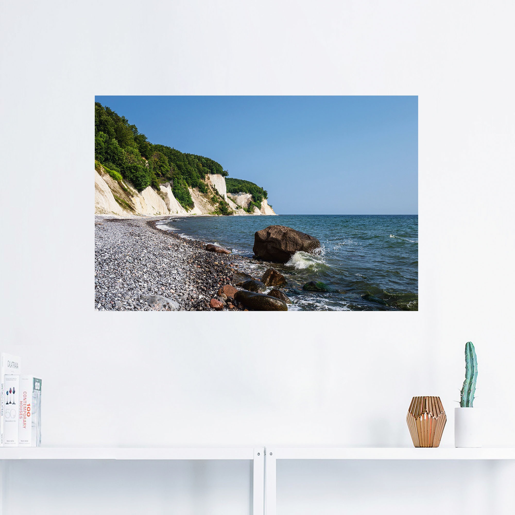 Artland Wandfolie »Kreidefelsen an der Küste der Ostsee II«, Küstenbilder, (1 St.), selbstklebend