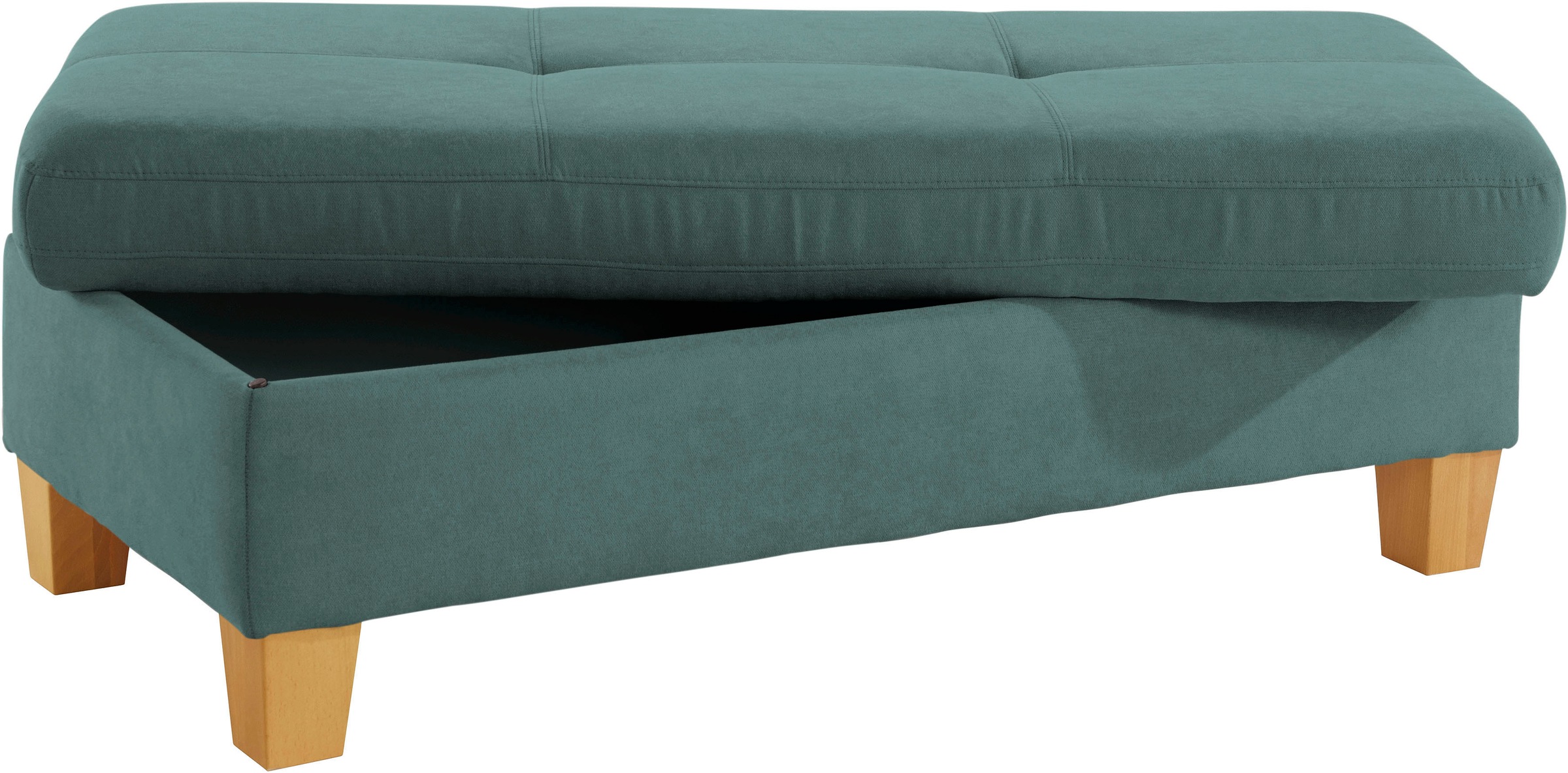 exxpo - sofa fashion Hocker »Enya Bankhocker mit Staufach unter der Sitzfläche« schöne Detailverarbeitung