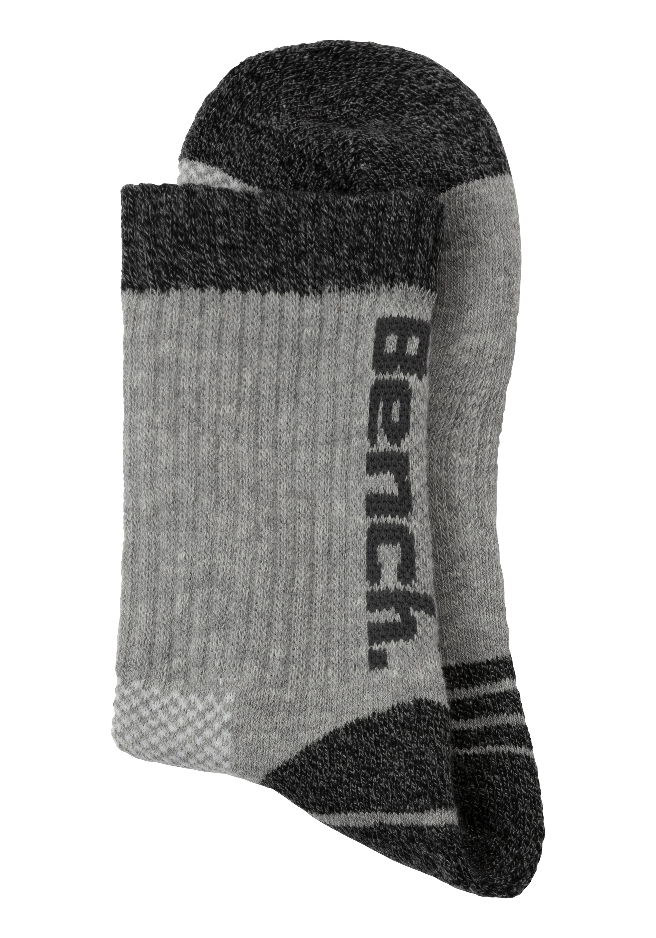 Bench. Tennissocken, (Packung, 3 Paar), mit Pikeestruktur und Mittelfußgummi