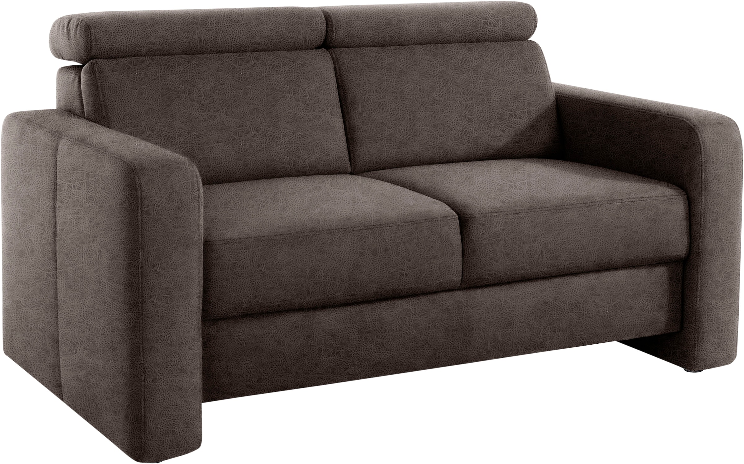 sit&more 2-Sitzer »Bologna«, inklusive Kopfteilverstellung und Federkern
