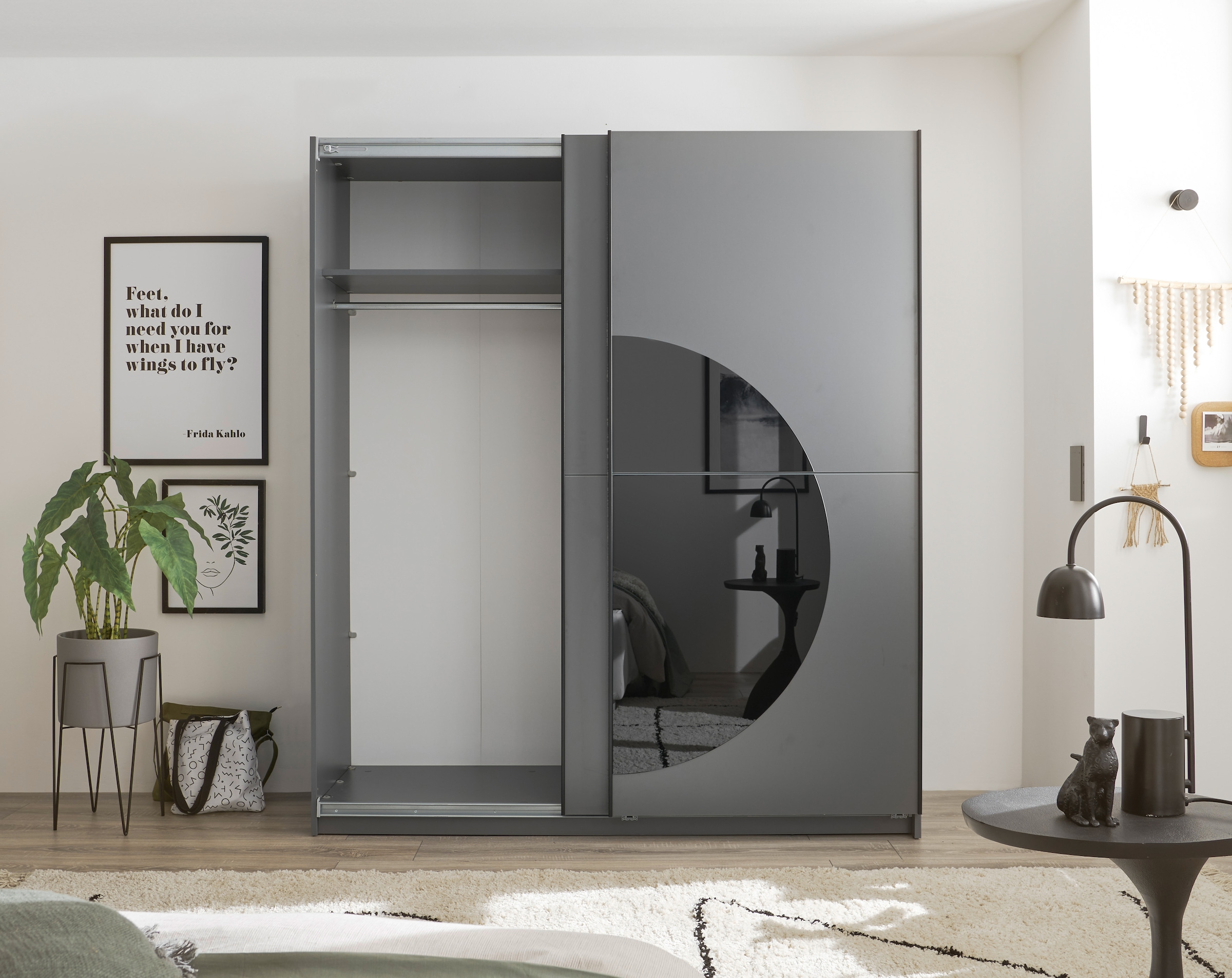 Schlafkontor Schwebetürenschrank »Lubsko Schiebetürenschrank, Kleiderschrank«