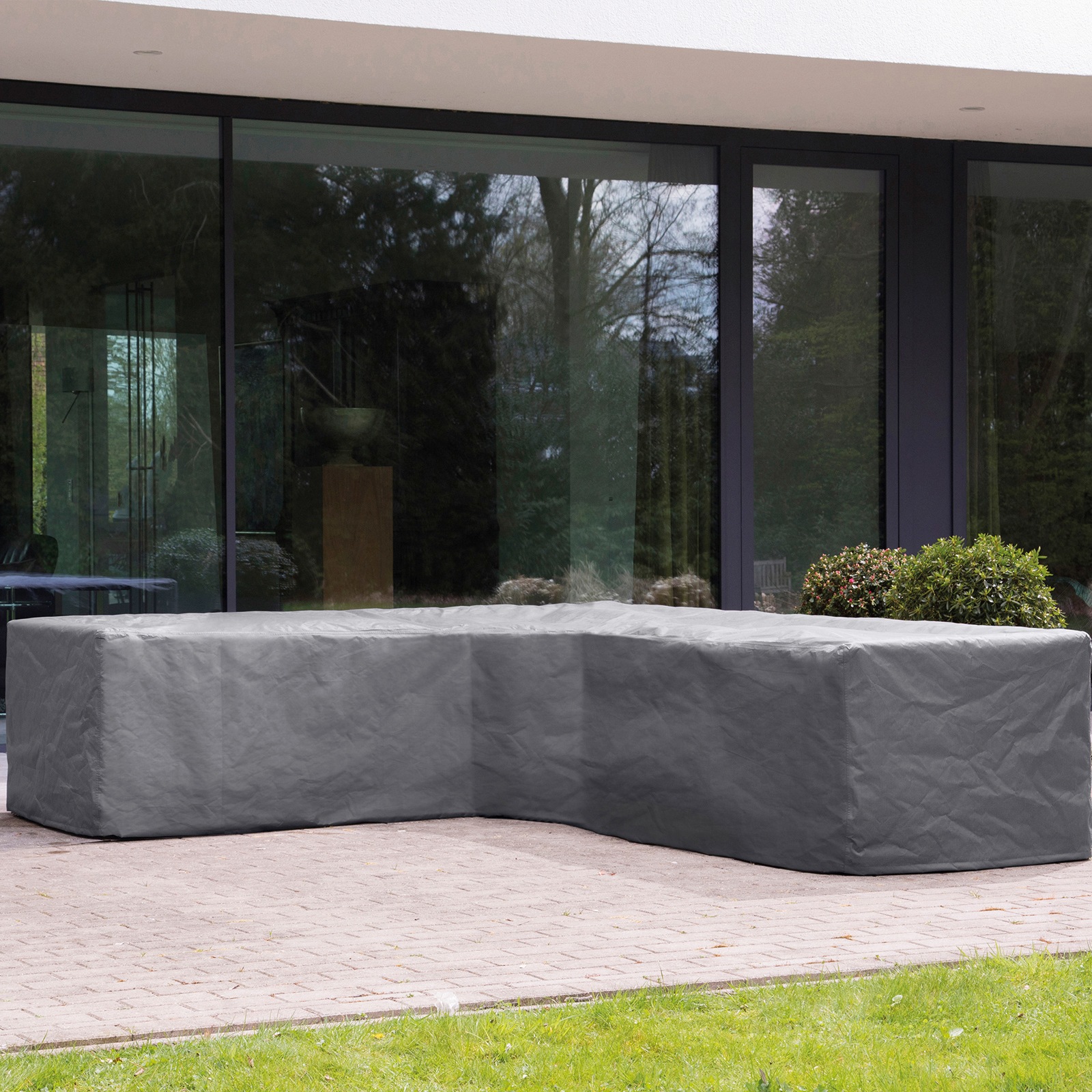 winza outdoor covers Gartenmöbel-Schutzhülle, geeignet für L-förmiges Loungeset, Trapez Ecke, 275/100x275/100x70 cm