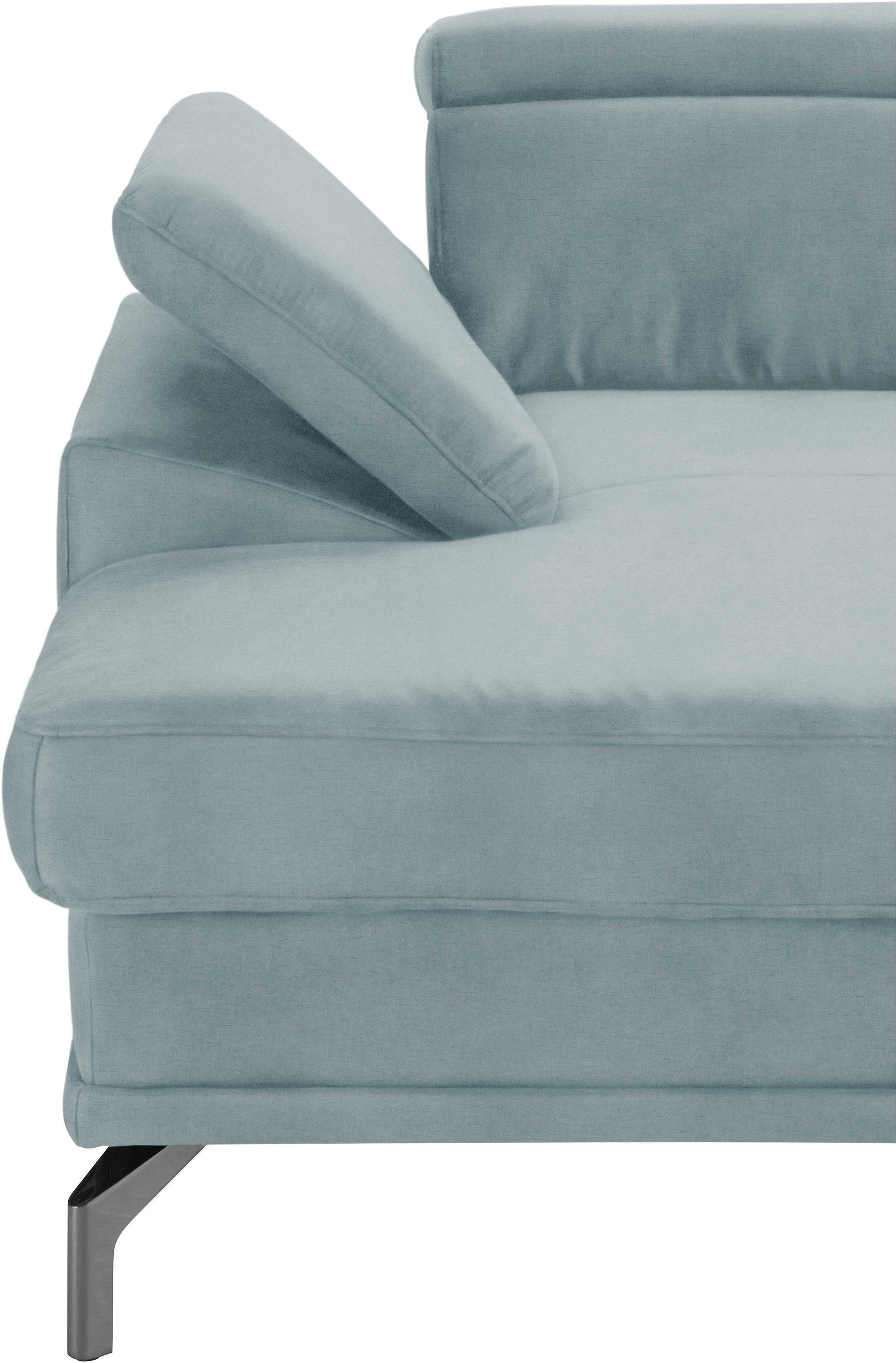 sit&more Wohnlandschaft »Scorpio U-Form«, inklusive Sitztiefenverstellung, mit Kopf- und Armteilverstellung