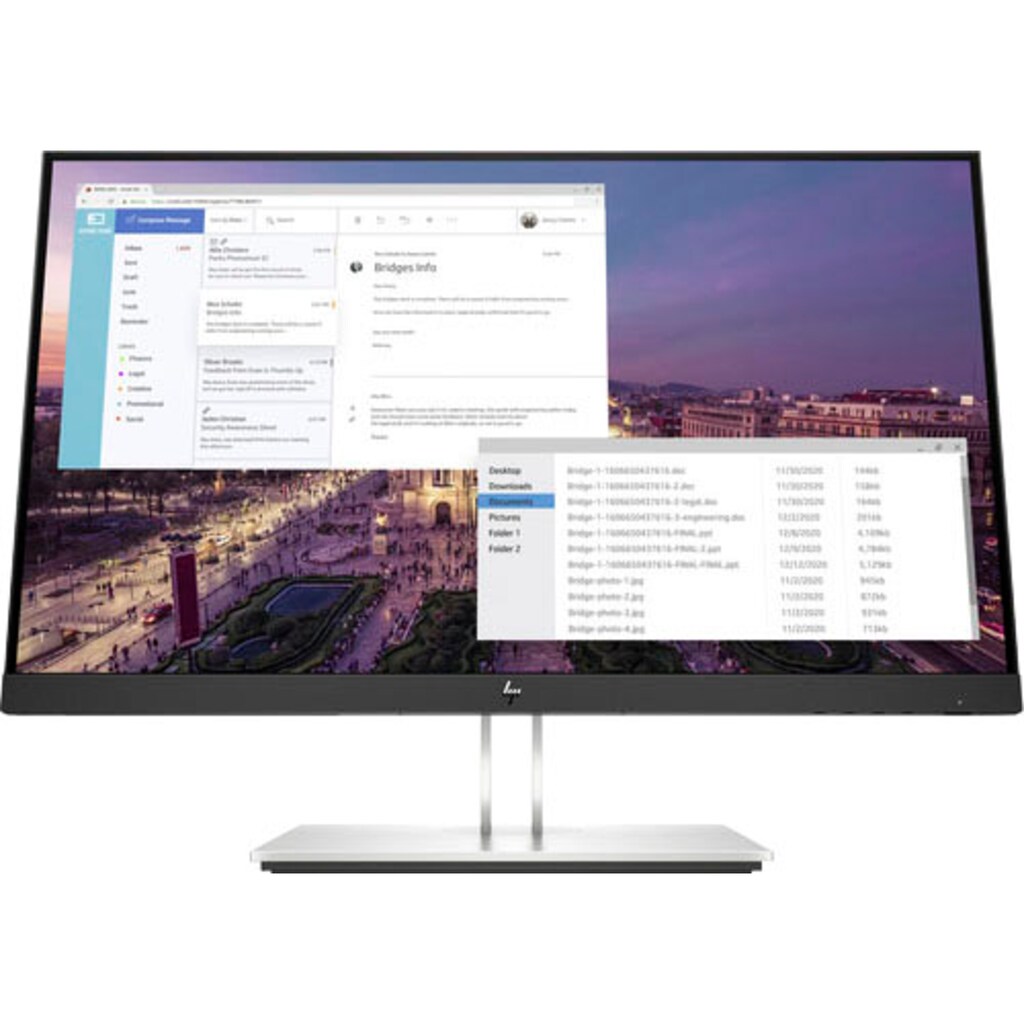 HP LED-Monitor »E23 G4«, 58,42 cm/23 Zoll, 1920 x 1080 px, Full HD, 5 ms Reaktionszeit, 60 Hz