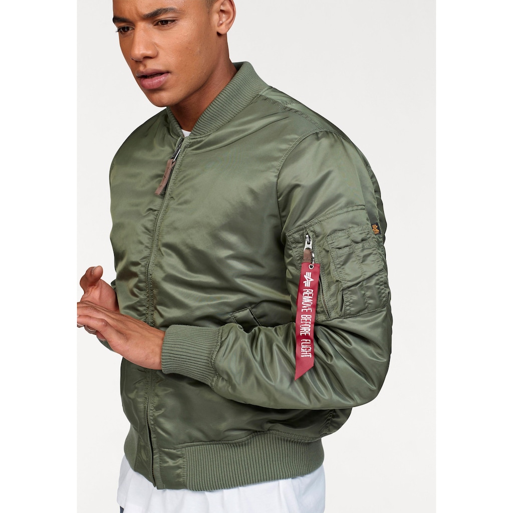 Alpha Industries Bomberjacke »MA-1 VF59 LONG«, ohne Kapuze, gefüttert