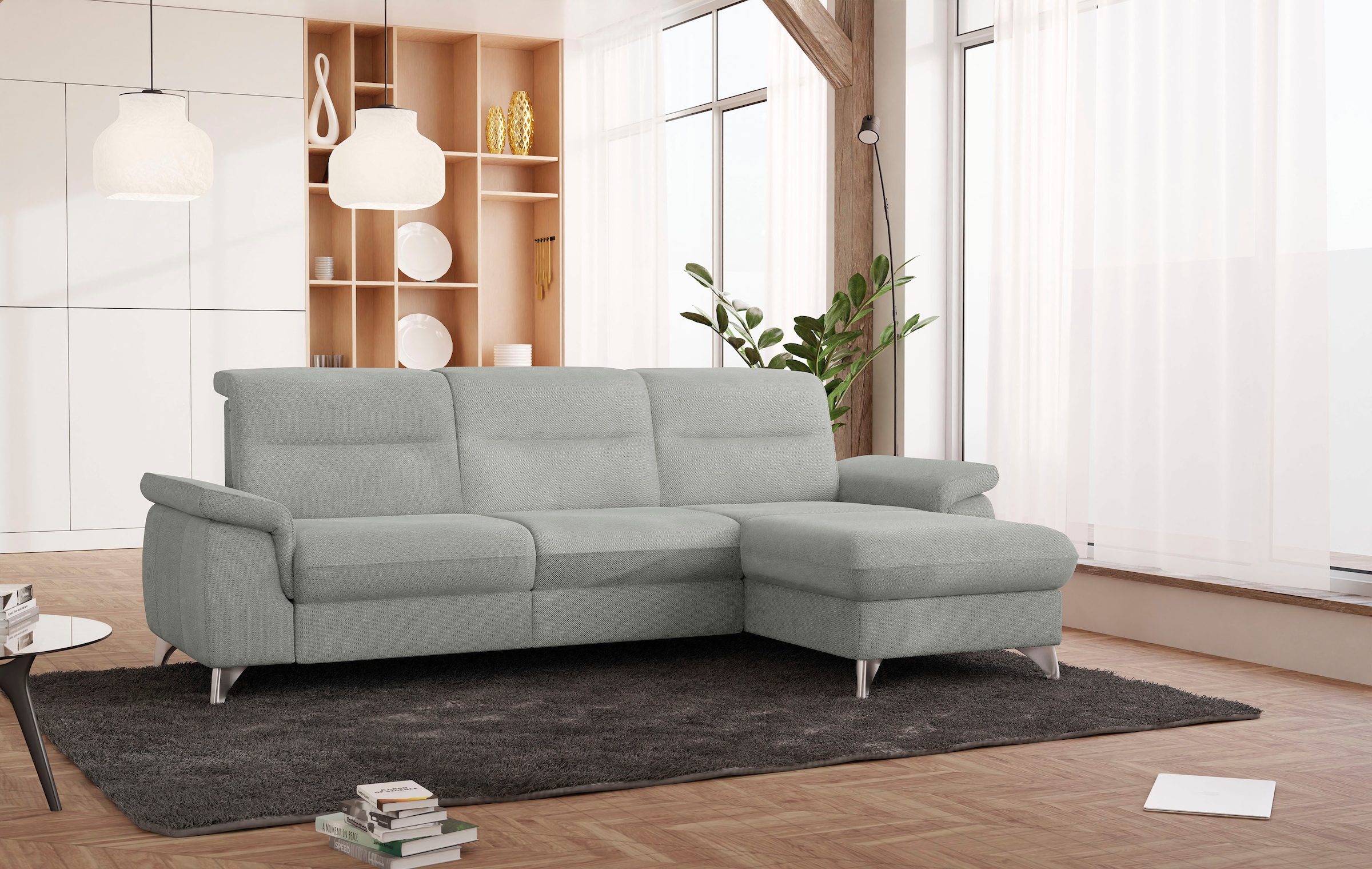 sit&more Ecksofa "Astoria L-Form", wahlweise mit motorischer Relaxfunktion günstig online kaufen