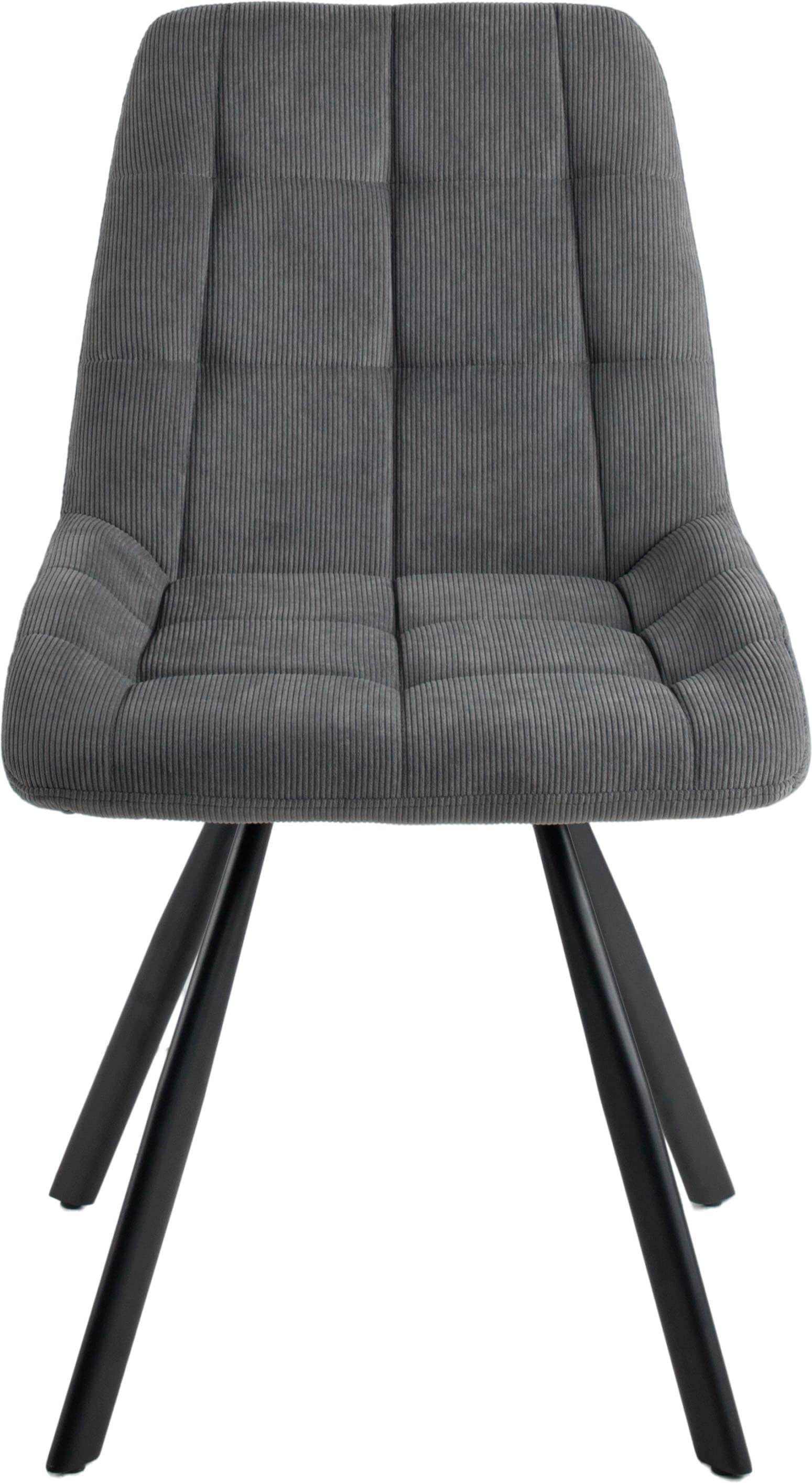 Duo Collection Esszimmerstuhl »Elli Esszimmerstuhl, 4er-Set«, (Set), 4 St., Cord, robuster Kord Bezug, gesteppte Polsterung, bis 110 kg belastbar