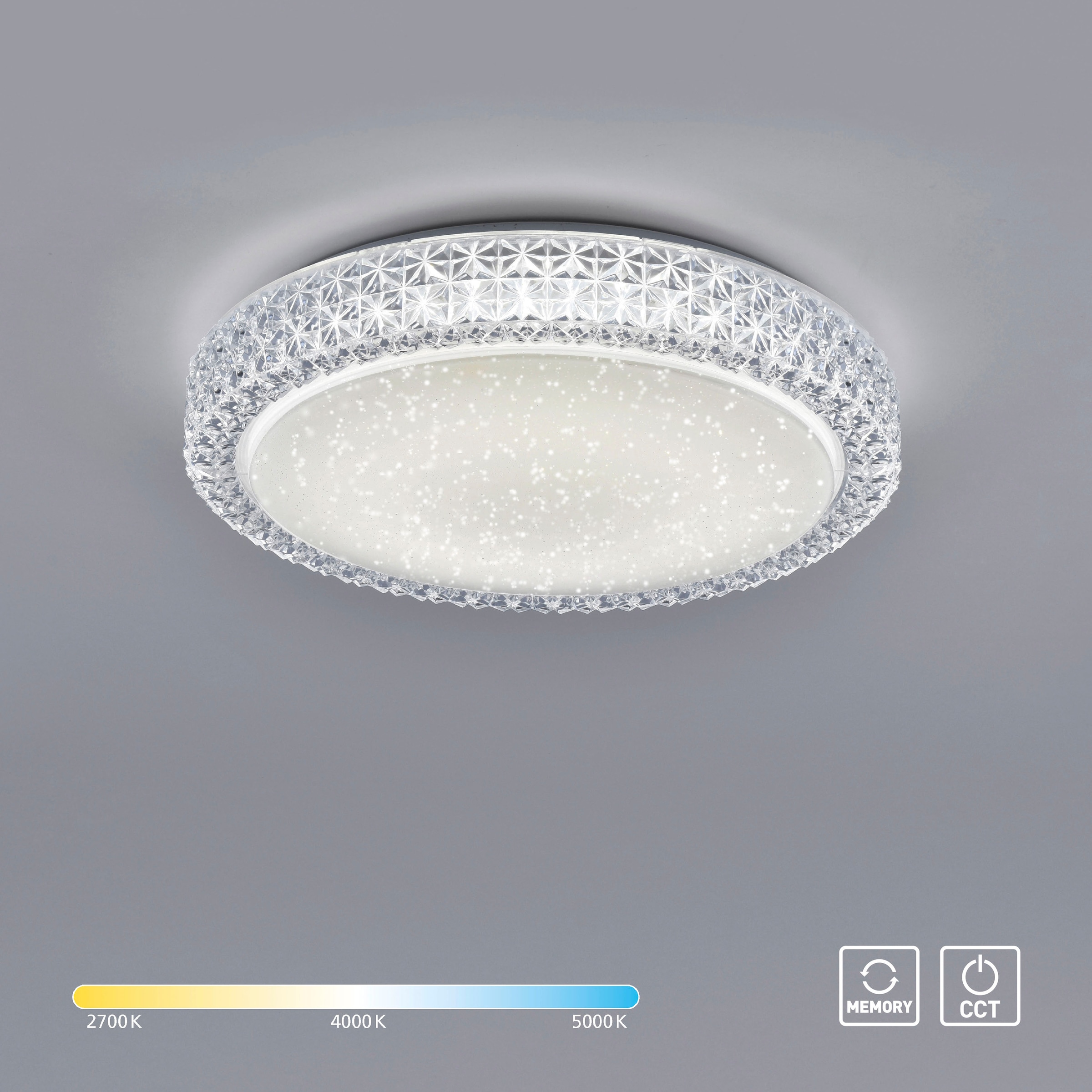 JUST LIGHT Deckenleuchte »FRIDA«, 1 flammig, Leuchtmittel LED-Board   LED f günstig online kaufen