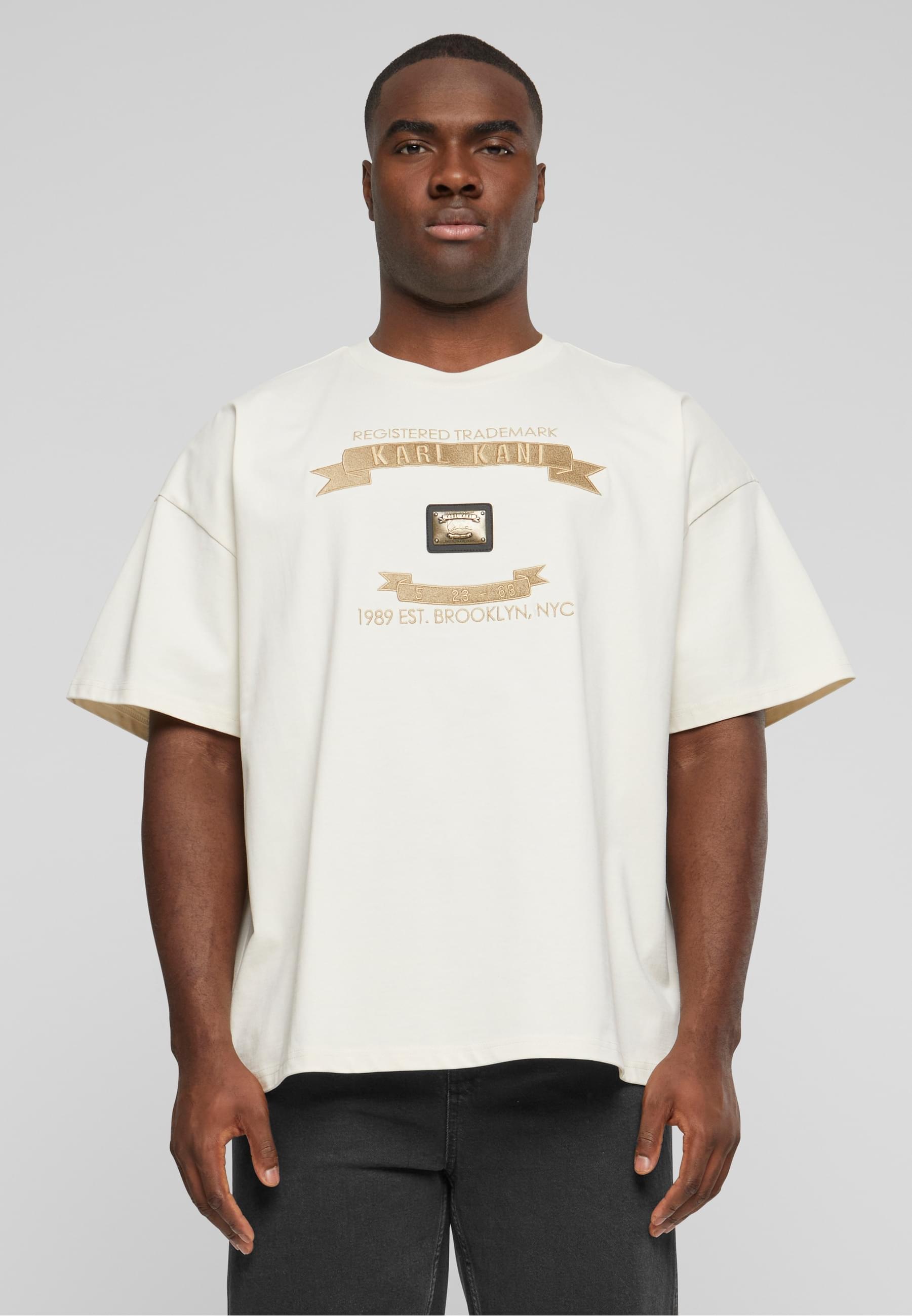 Karl Kani T-Shirt »Karl Kani Herren KM241-003-2 Karl Kani Metal Plate Boxy Tee« 1 Stk. tlg.