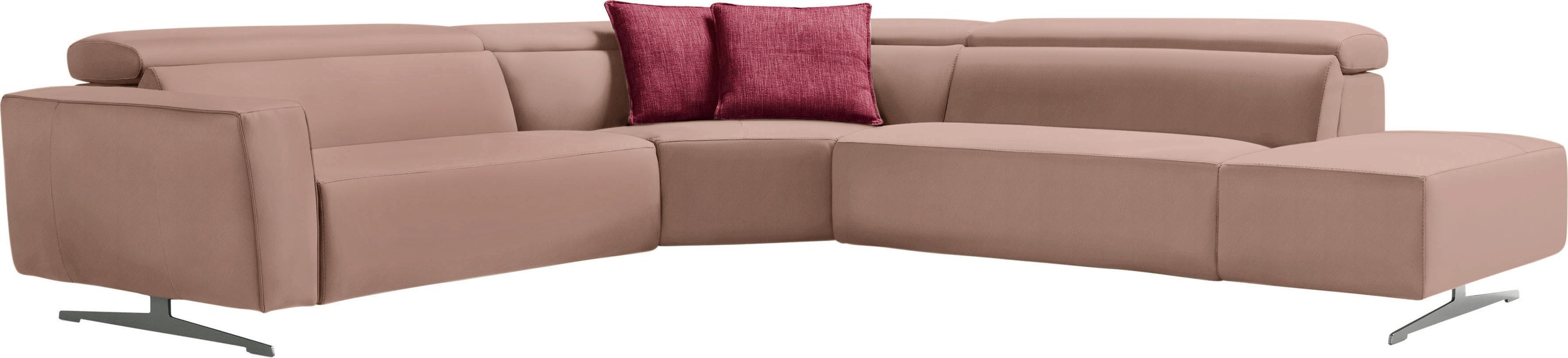 Egoitaliano Ecksofa »Stefanie-e, Designsofa der Extraklasse, bequem mit hoh günstig online kaufen
