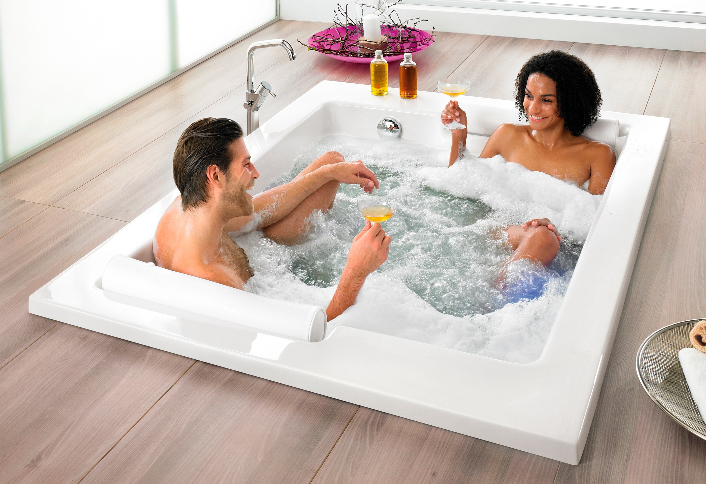 OTTOFOND Whirlpool-Badewanne »Maharaja« Höhe 44,5 cm Seifenablage Typ Exklu günstig online kaufen
