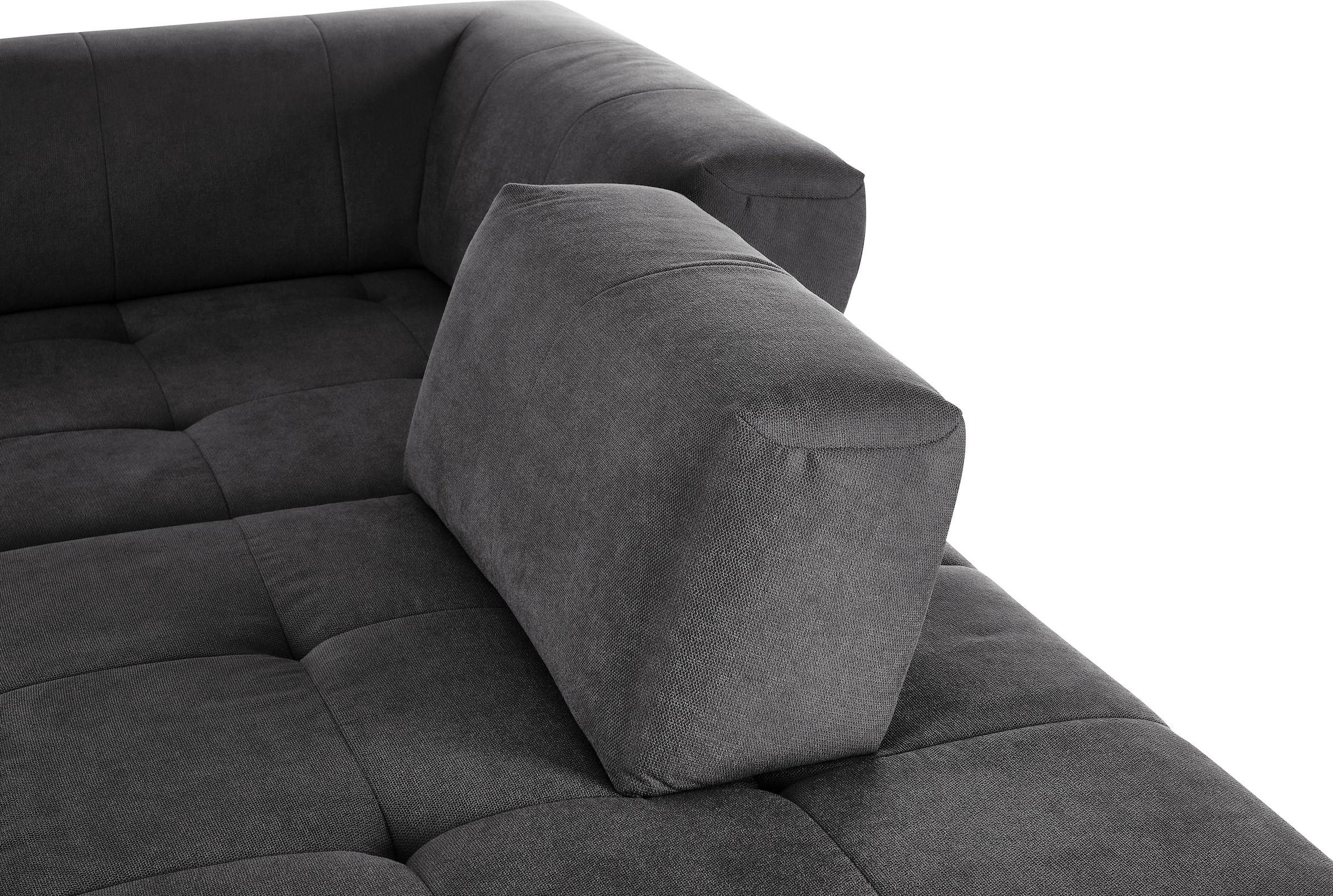 3C Candy Ecksofa »Yoshy Komfortsofa, bequem und modern, hochwertige Verarbeitungsdetails«, Zwei verschiedene Sitztiefen durch verstellbare Rückenlehne, L-Form