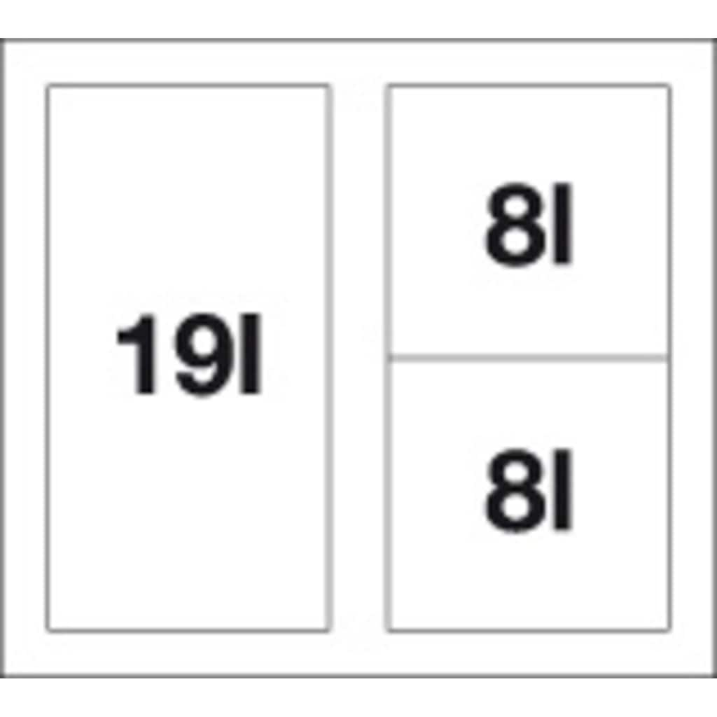 Blanco Einbaumülleimer »FLEXON II Low 50/3«, 3 Behälter