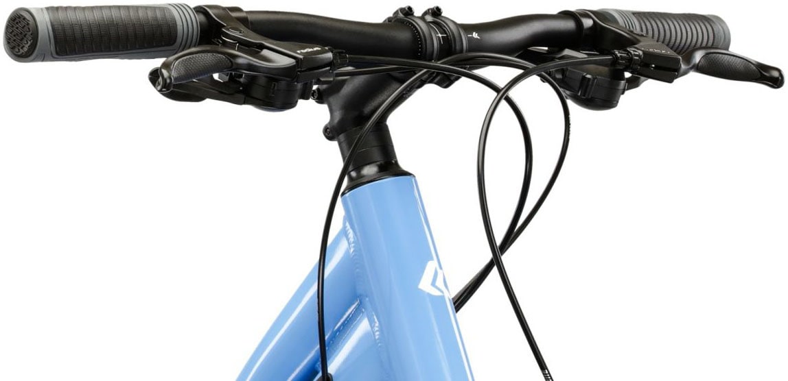 Kross Crossrad »Crossrad Damen 28" Evado 3.0 blau 16 Gänge« 16 Gang Shimano ACERA M3020 Schaltwerk Kettenschaltung