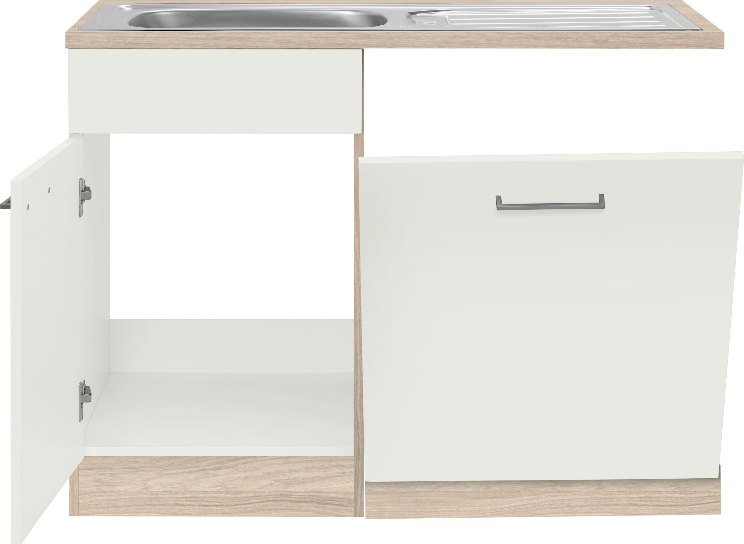 wiho Küchen Spülenschrank »Zell«, Breite cm, kaufen Tür/Sockel 110 Geschirrspüler für inkl. online