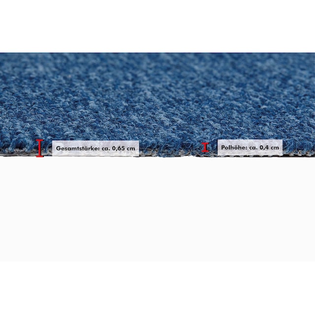 Andiamo Teppichboden »Coupon Feinschlinge Rambo«, rechteckig, Uni Farben,  Breite 400 cm oder 500 cm, strapazierfähig & pflegeleicht bequem und  schnell bestellen