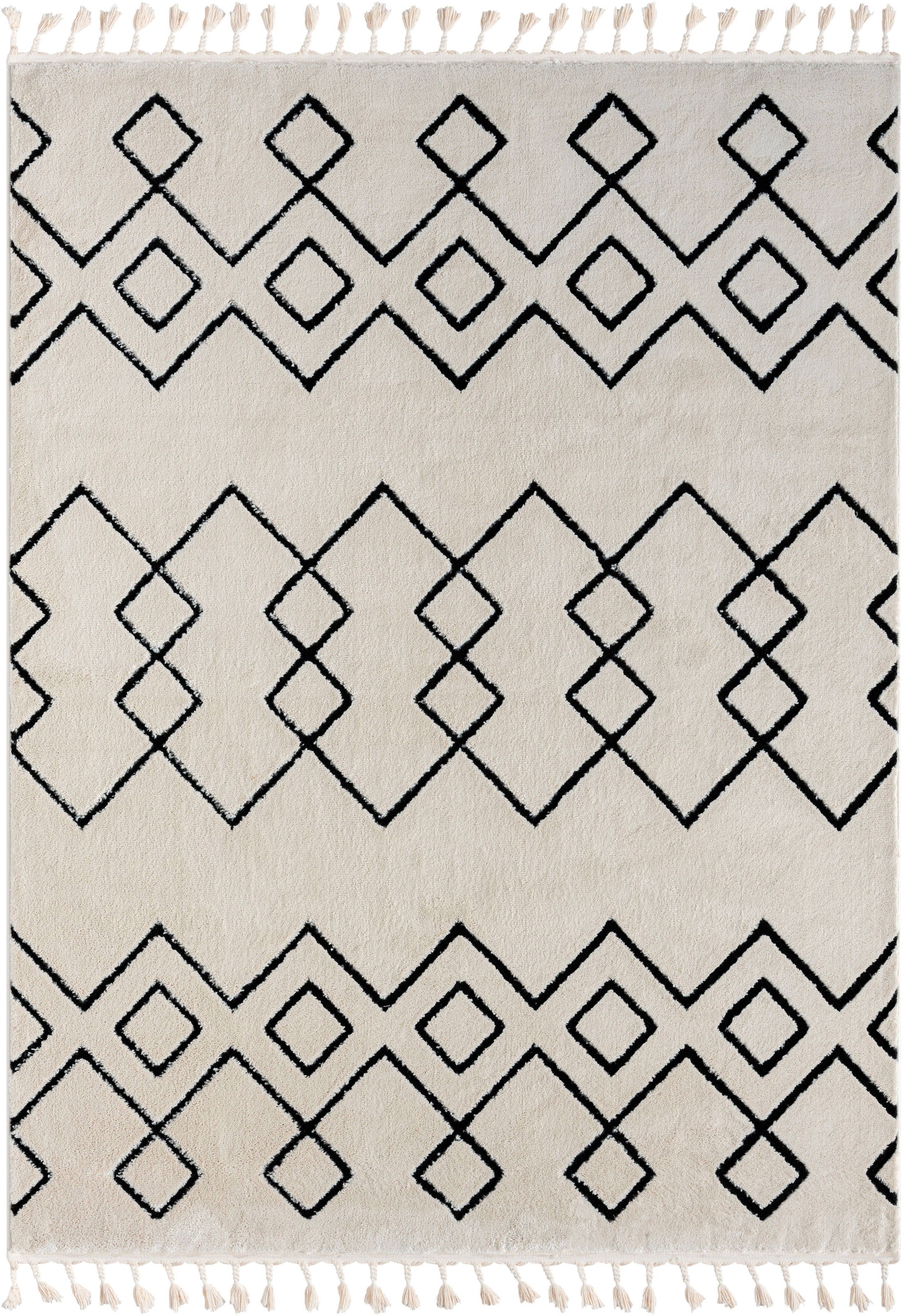 Myflair Möbel & Accessoires Hochflor-Teppich »Moroccan Mural«, rechteckig, günstig online kaufen