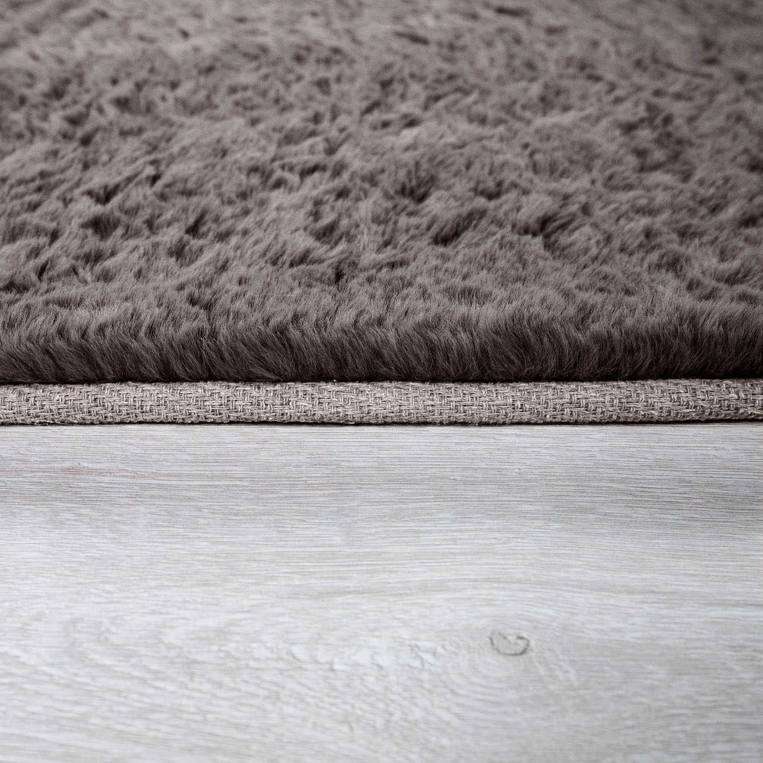 Paco Home Fellteppich »Rabbit 780«, rechteckig, 26 mm Höhe, Kunstfell, Kaninchenfell-Haptik, ein echter Kuschelteppich, Uni-Farben