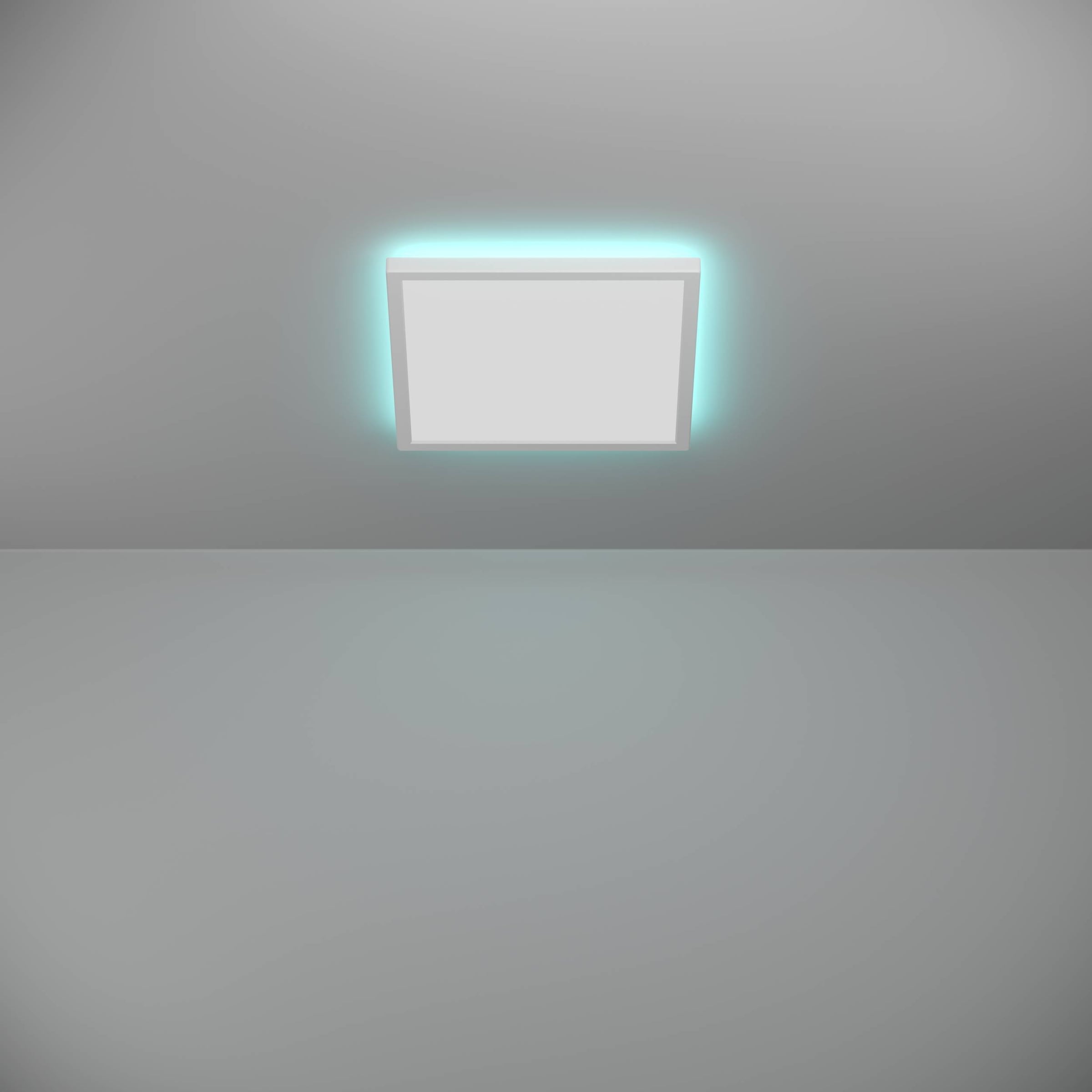 EGLO Deckenleuchte »Rovito-Z Deckenlampe, ZigBee 3.0, Kunststoff, Badezimmerlampe, IP44« LED-Modul 1 Stk. Kaltweiß | RGB Wand-/Deckenleuchte - L29 x B29 x H3 cm - weiß - 13,4W inkl.