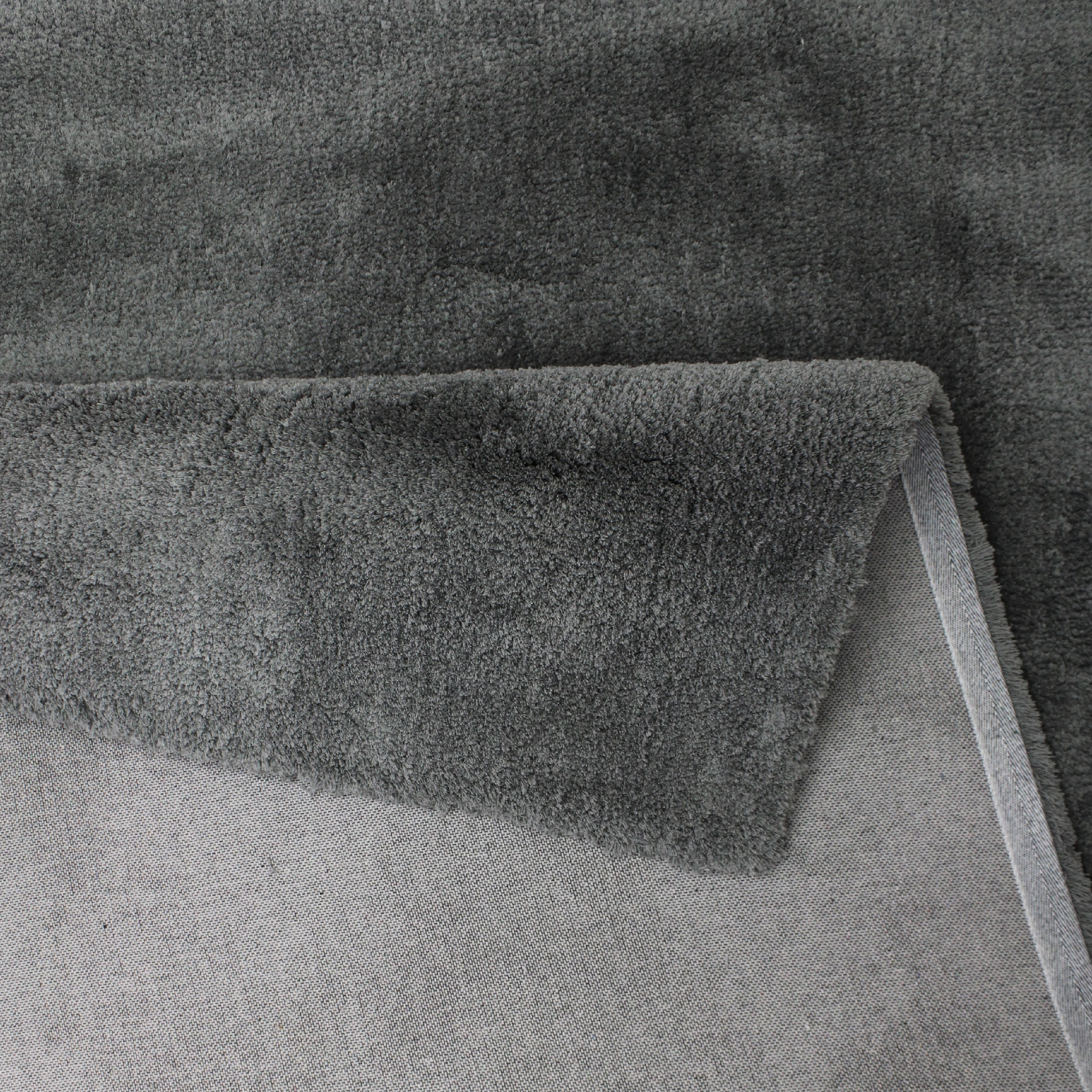 my home Hochflor-Teppich »Microfaser Teppich Magong, besonders weich, sehr feiner Flor«, rechteckig, 25 mm Höhe, uni, Wohnzimmer, Schlafzimmer, Kinderzimmer, auch rund und als Läufer