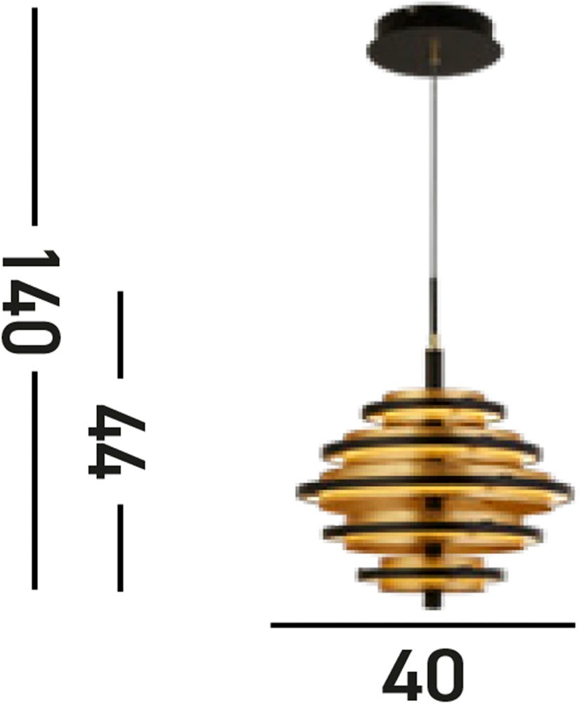 Searchlight LED-Hängeleuchte »Hängeleuchte Hive, 1-flammig«, 1 flammig, Leuchtmittel LED-Modul | LED fest integriert, Warme Atmosphäre
