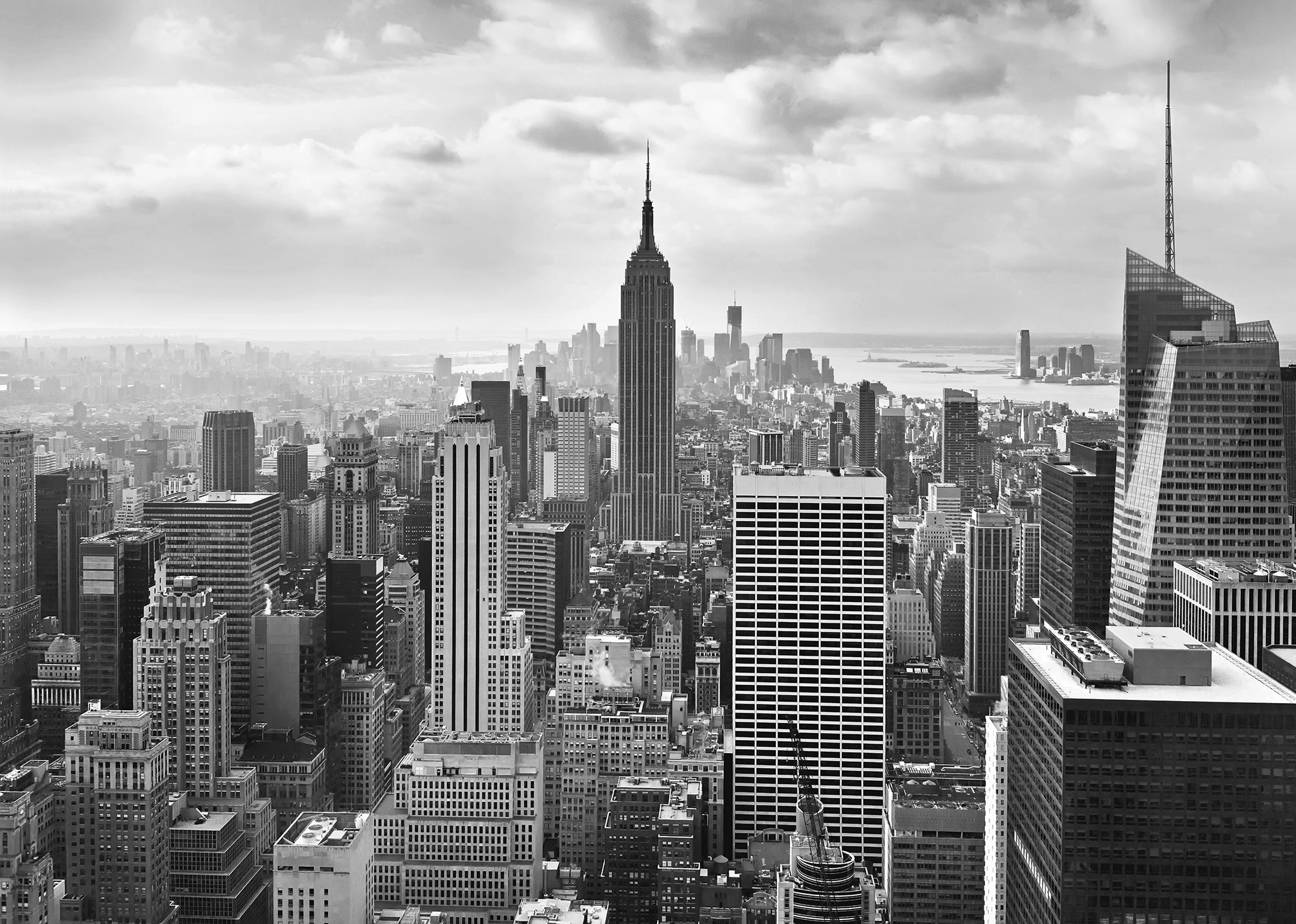 Komar Fototapete »NYC Black and White - Größe 368 x 254 cm«, bedruckt, Wohn günstig online kaufen