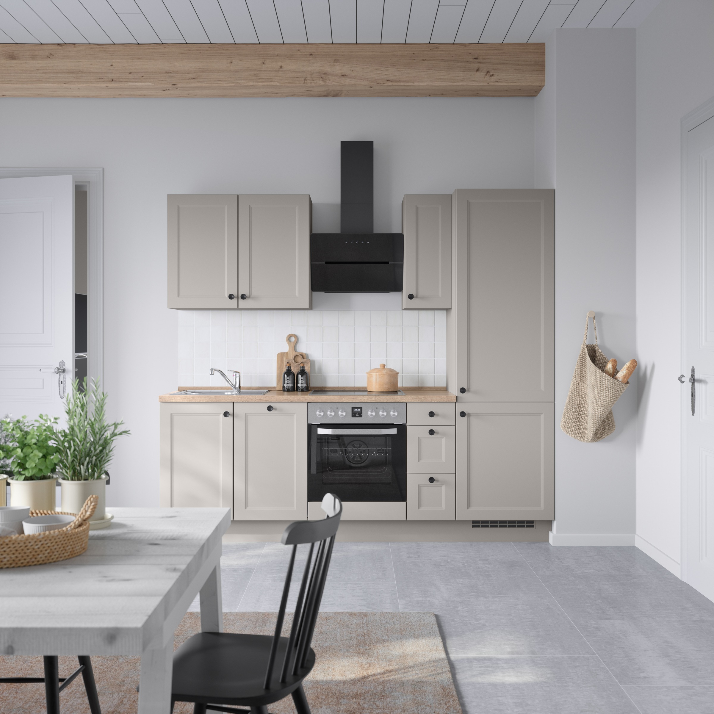 nobilia® Küchenzeile »"Cascada II"« vormontiert, Breite 240 cm, Ausrichtung wählbar, wahlw. mit E-Geräten