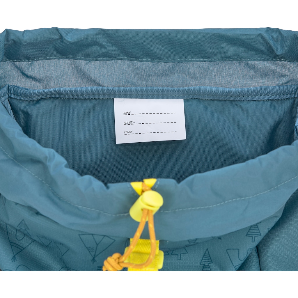 LÄSSIG Kinderrucksack »Adventure, Blue, Big Backpack«, Reflektoren, inkl. thermoisolierter Sitzunterlage; aus recyceltem Material
