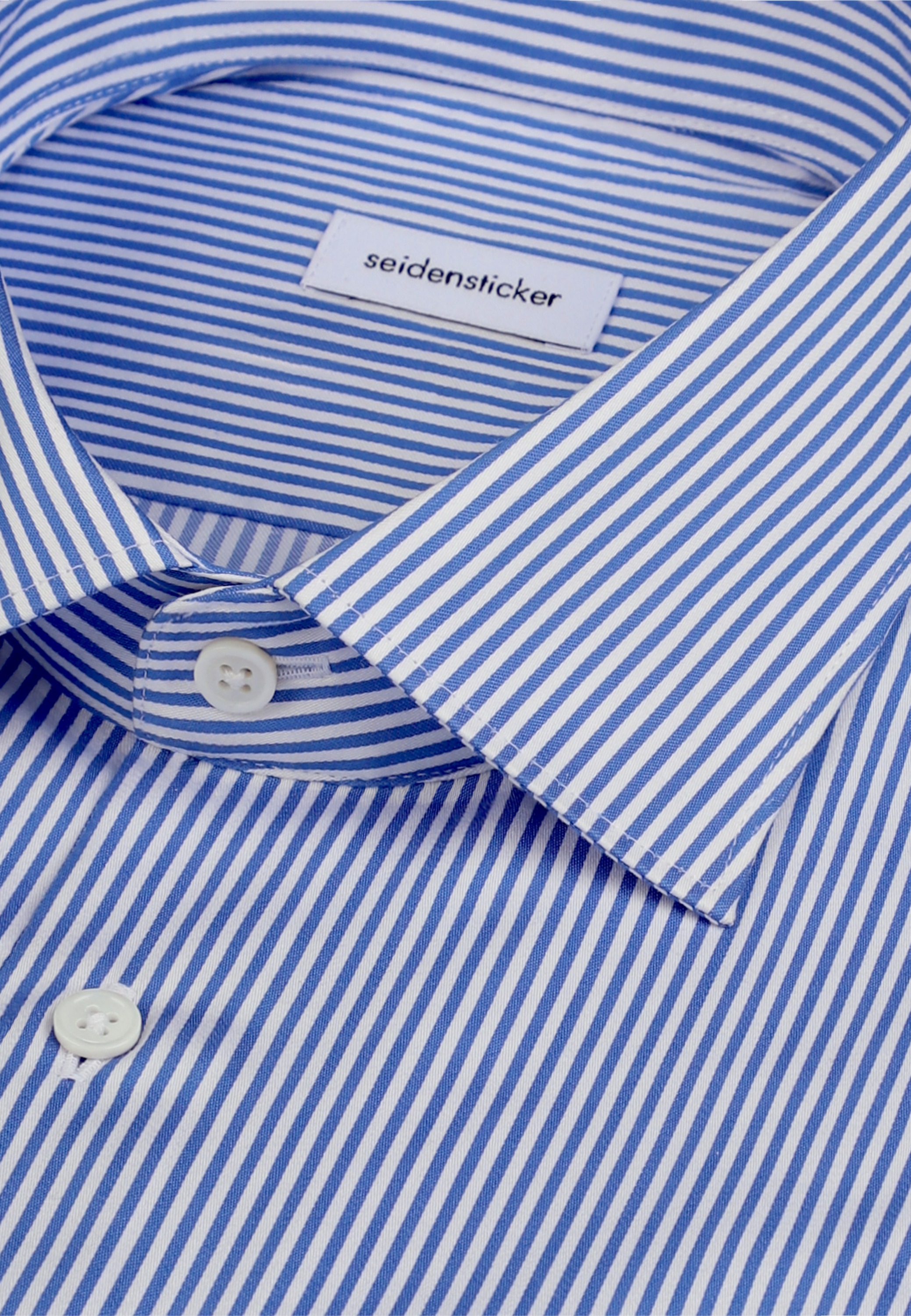 seidensticker Businesshemd »Schwarze Rose« X-Slim 1/1 Kentkragen Gestreift