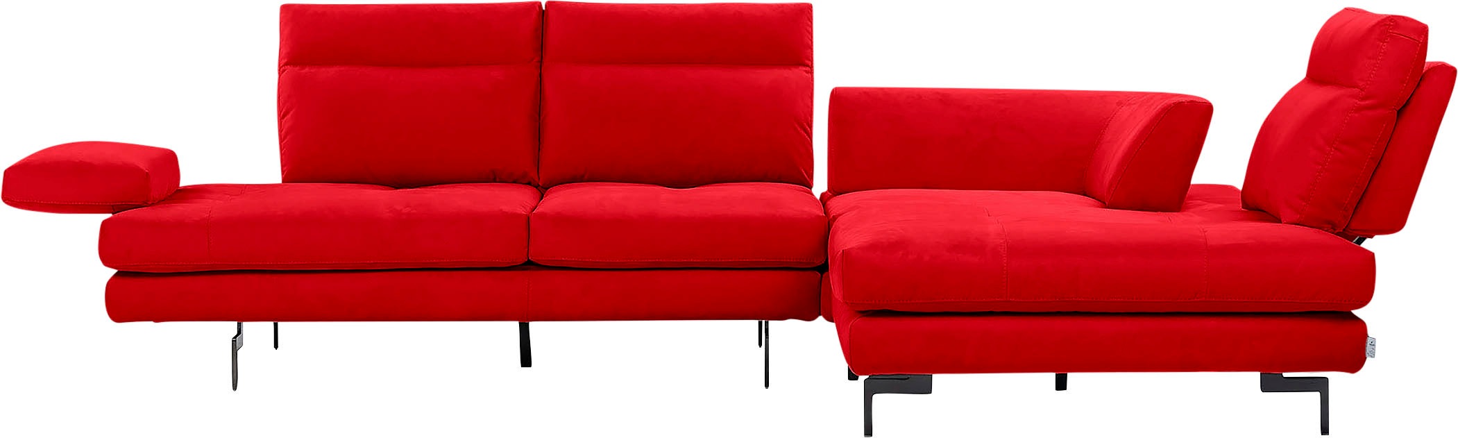 CALIA ITALIA Ecksofa »Toby Wing, Komfortsofa mit Sitzkomfort der Extraklass günstig online kaufen