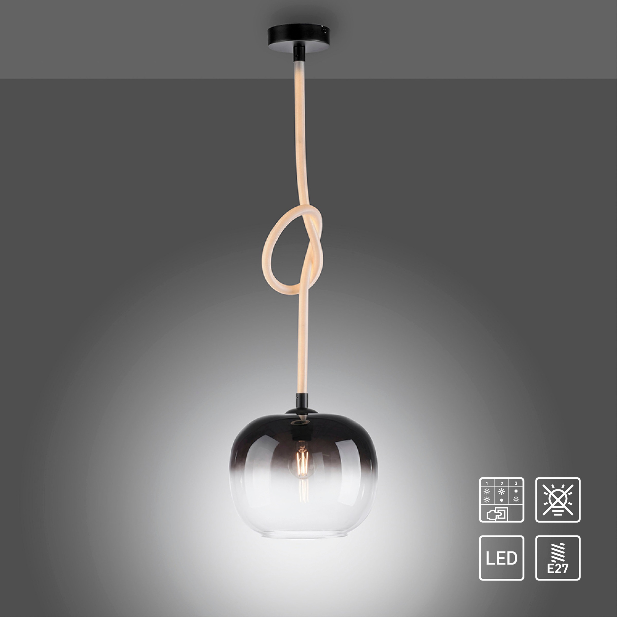 Paul Neuhaus Pendelleuchte »LUMA«, 2 flammig, Leuchtmittel LED-Board | LED fest integriert