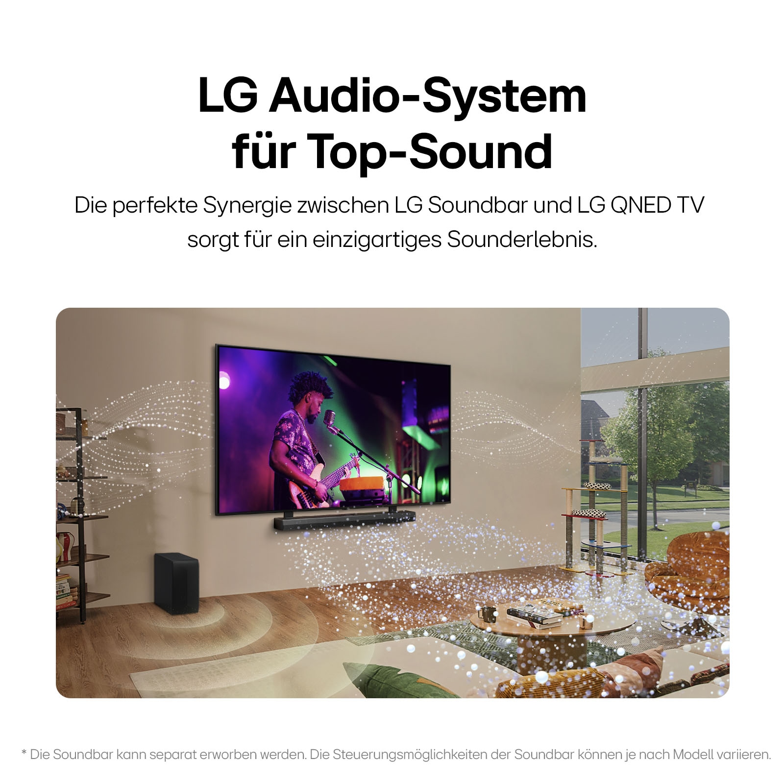 LG QNED-Fernseher, 217 cm/86 Zoll, 4K Ultra HD, Smart-TV