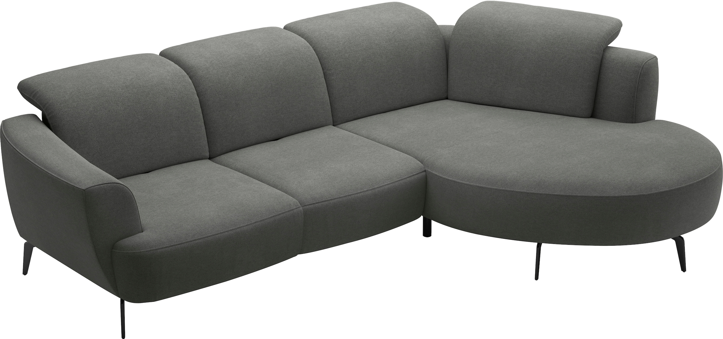 sit&more Ecksofa »Zoe«, ink.Sitztiefenverstellung, wahlweise mit Kopfteilverstellung
