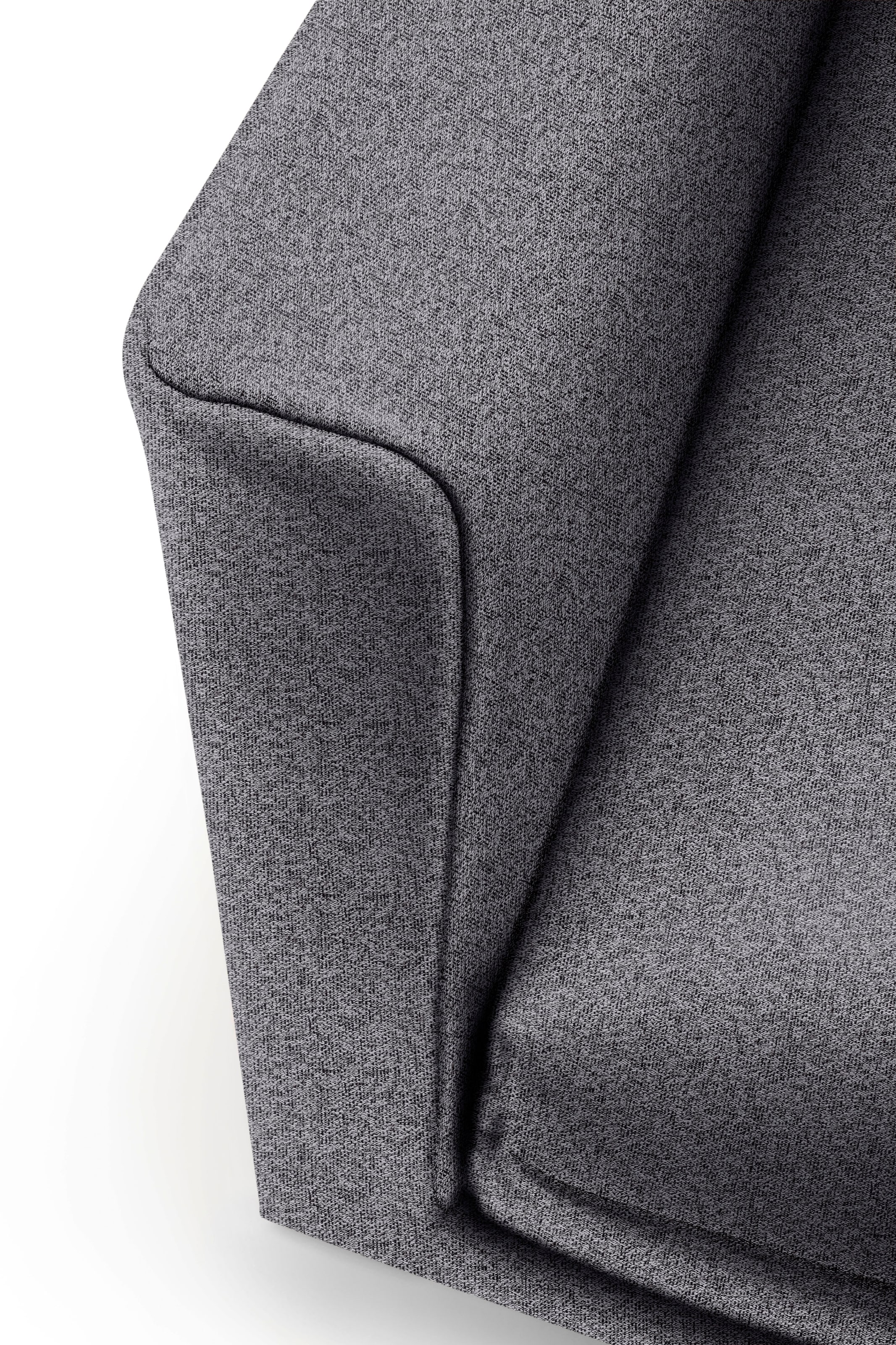 Creation BY ROLF BENZ 3-Sitzer »CR.414, Designsofa, edles Sofa, Loungesofa, Ledersofa, klares Design«, aus Leder oder Chenille, erstklassiger Sitzkomfort, legere Polsterung