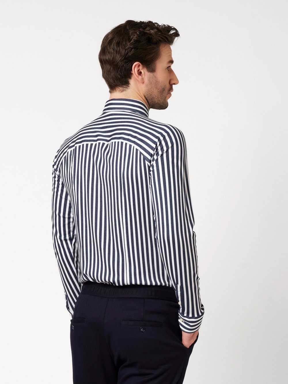 DESOTO Langarmhemd »Jerseyhemd Casual Kent«