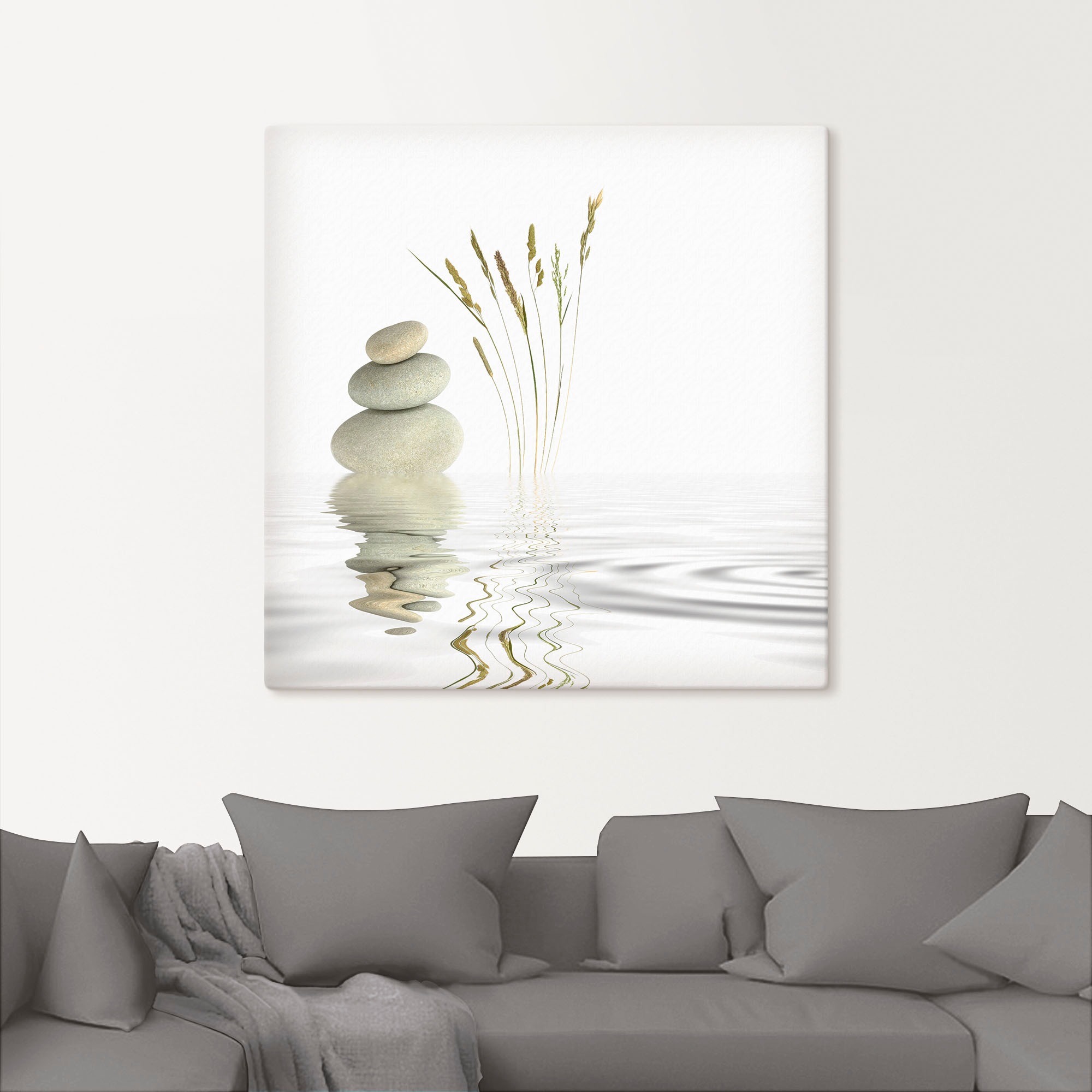 Artland Wandbild "Zen Friede" Zen 1 Stk. tlg. als Alubild, Outdoorbild, Lei günstig online kaufen