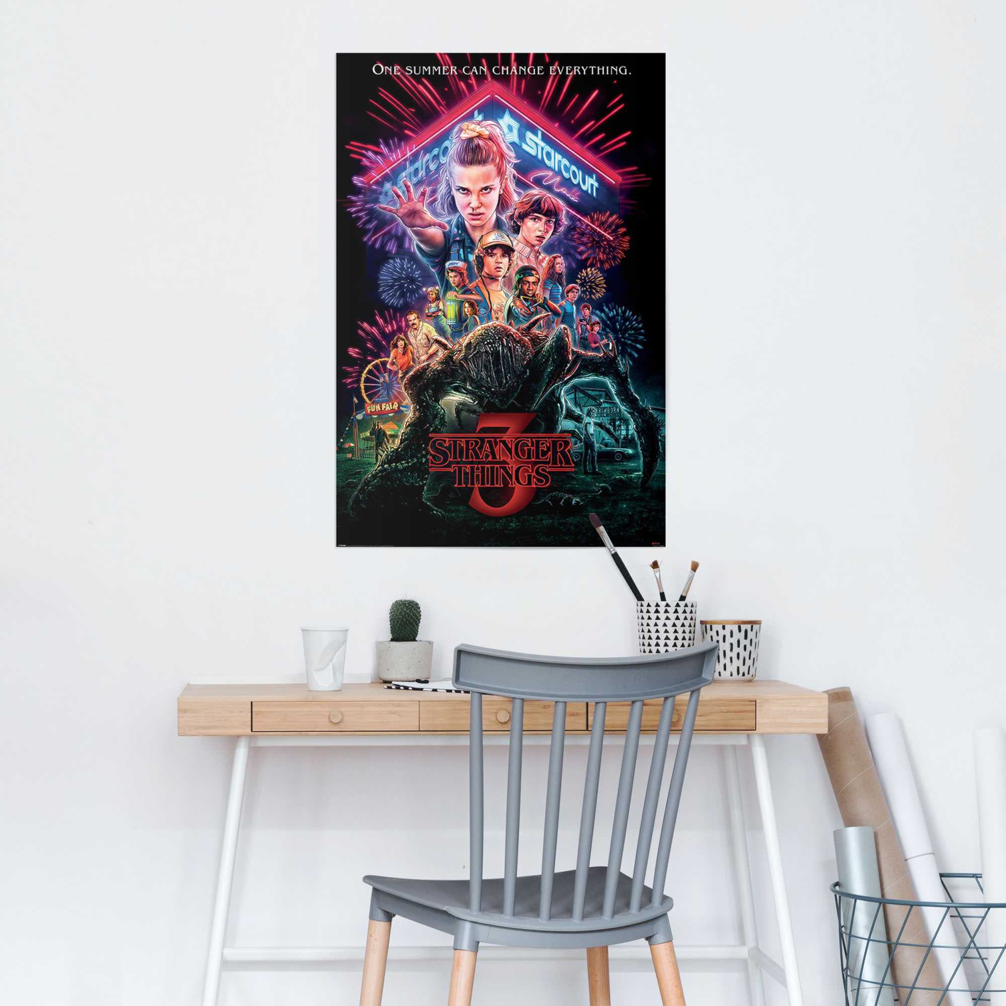 Reinders! Poster »Poster Stranger Things Summer of 85 - Netflix - Mike - Eleven«, Serien, (1 St.)