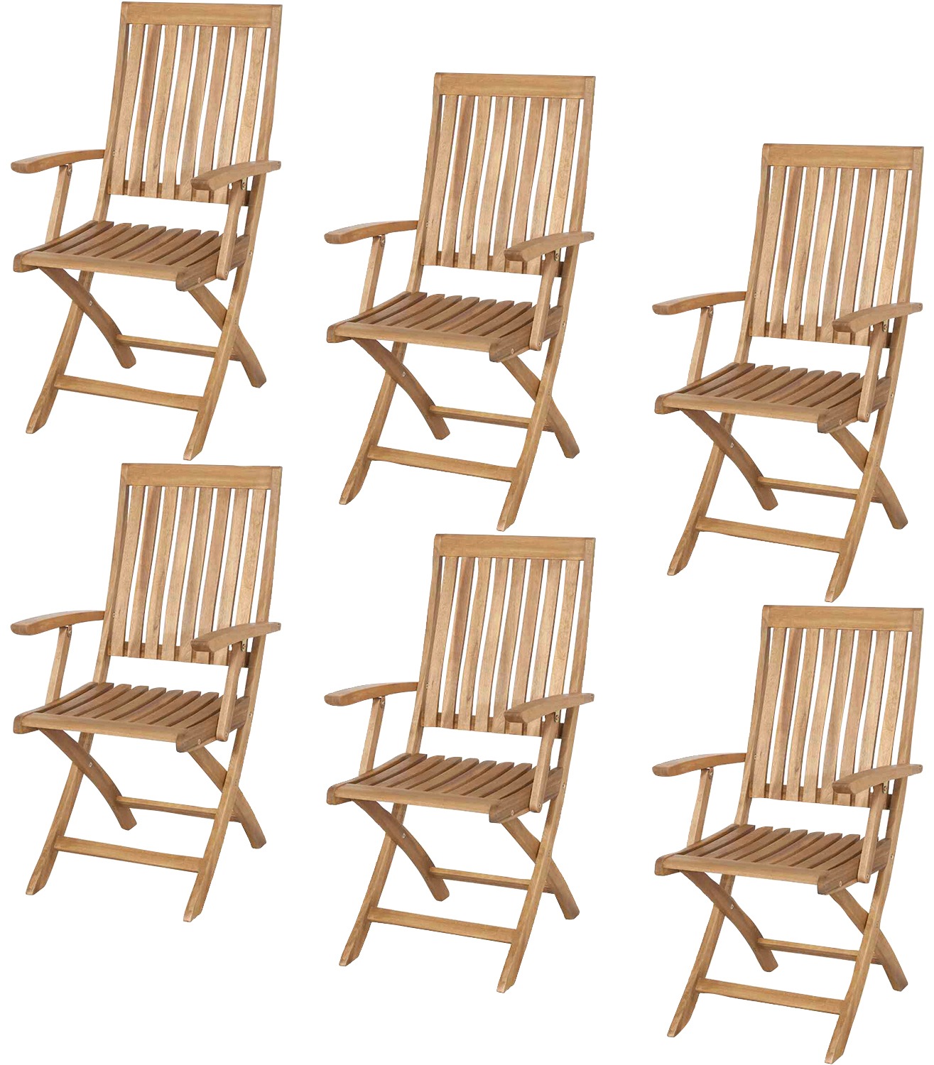 Siena Garden Gartensessel »Paleros« Set, 6 Stk. tlg. günstig online kaufen
