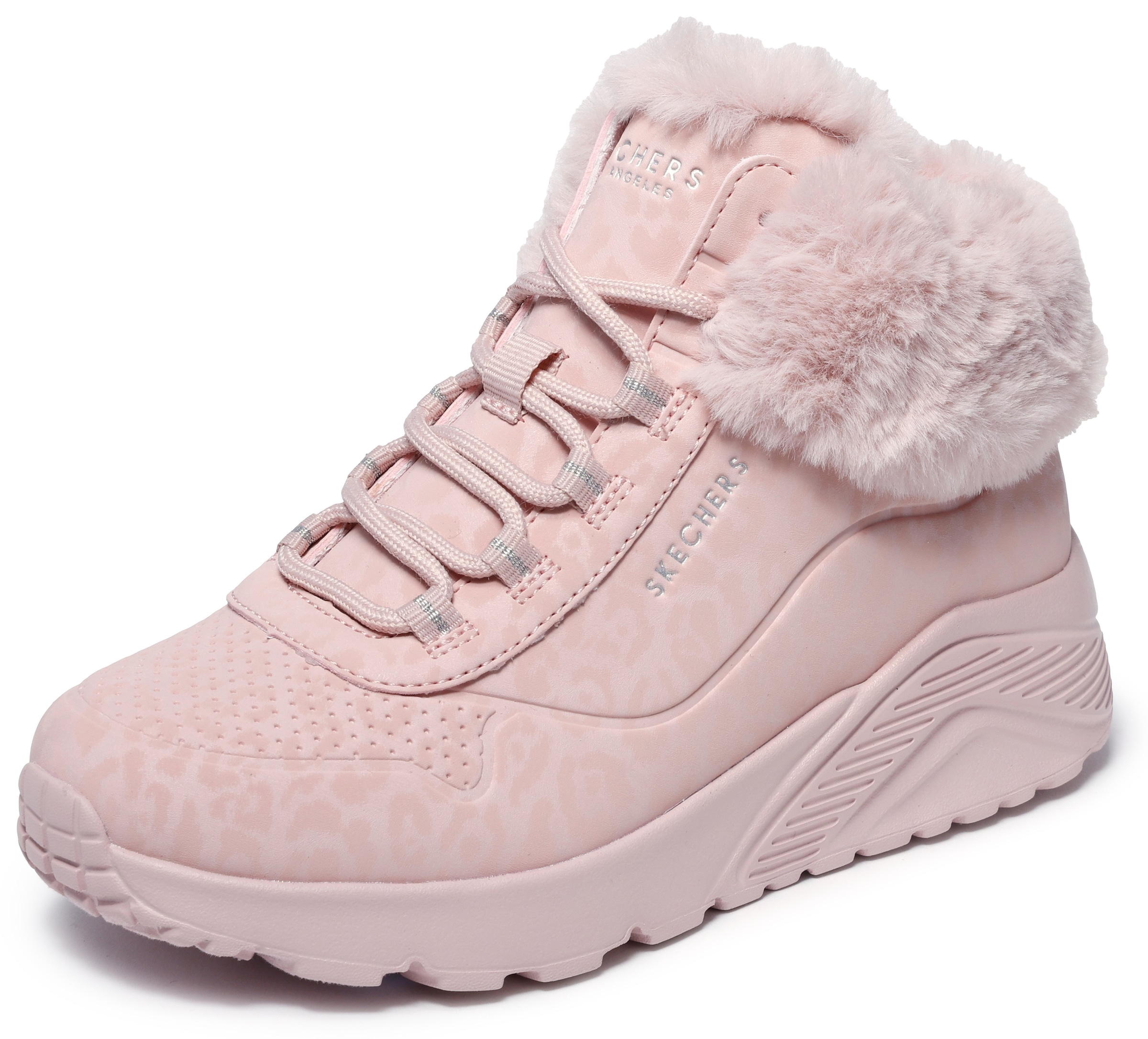 Skechers Winterboots »Uno Lite« Schnürboots Mit Reißverschluss, Größenschablone Zum Download