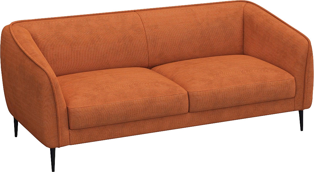 FLEXLUX 2,5-Sitzer »Belle Designsofa, Couch, bequem durch Kaltschaum im Sitz«, Skandinavisches Design, In hochwertiger Verarbeitung