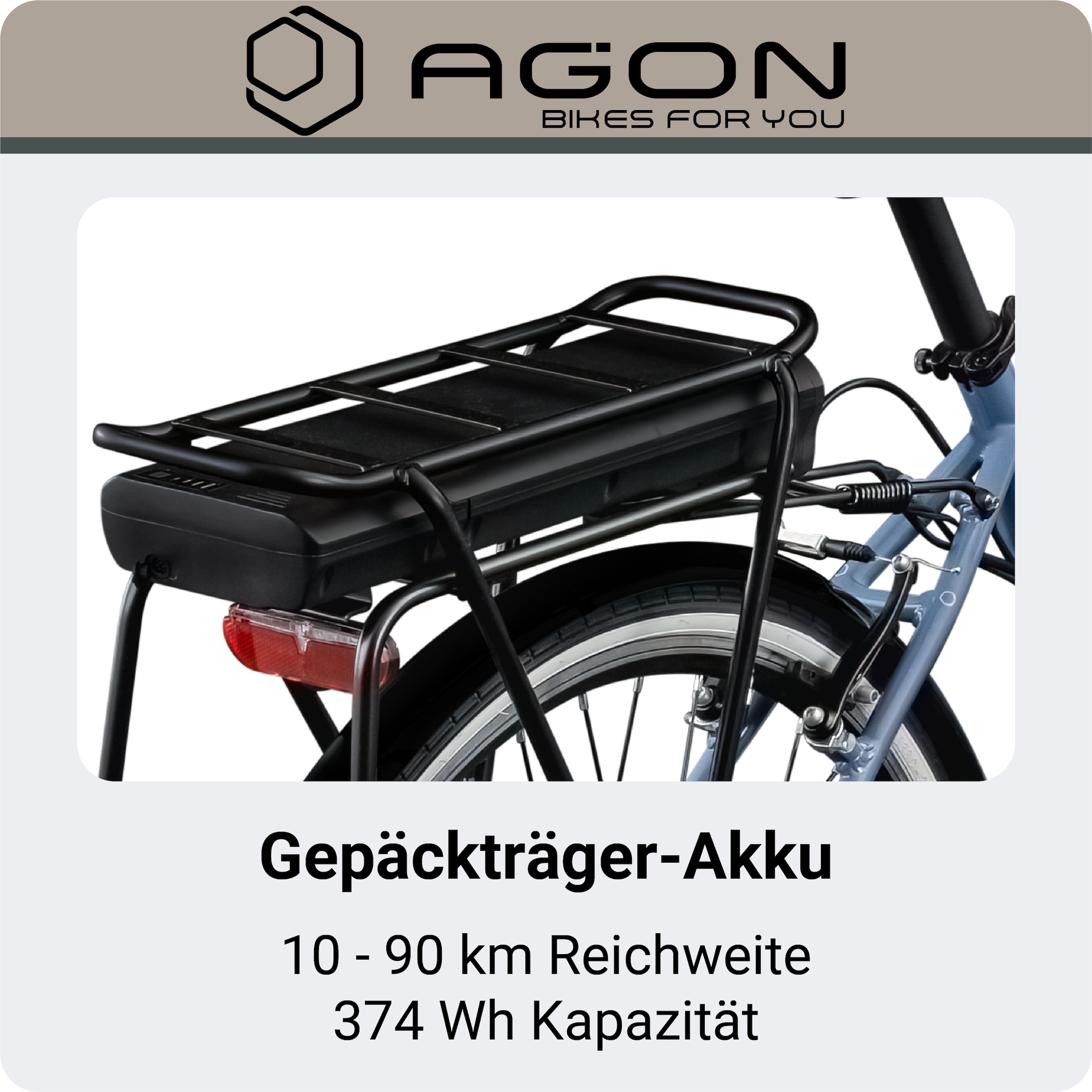 AGON »Assist« 3 Gang Nabenschaltung Frontmotor 250 W tiefer Einstieg